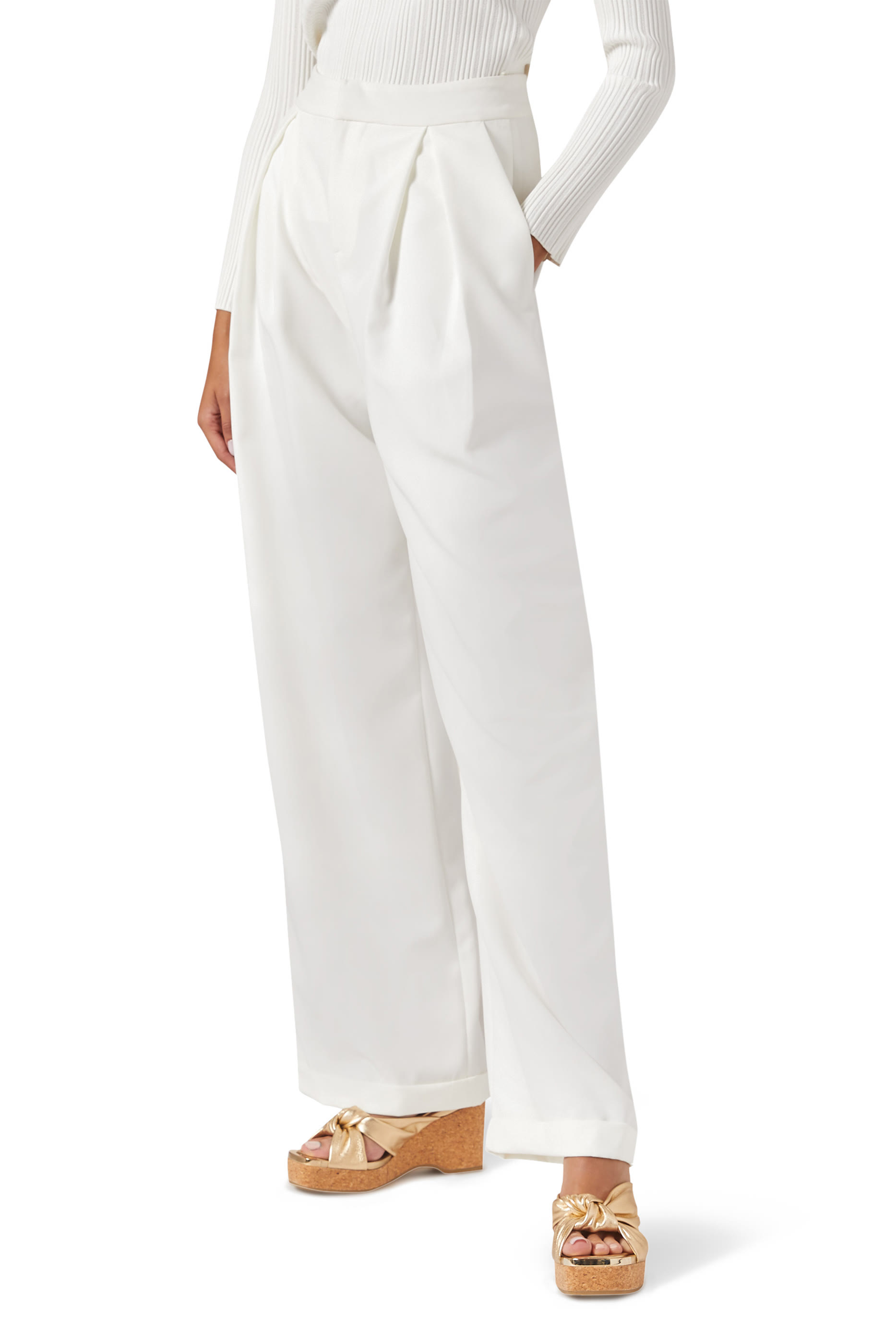 حذاء أفينو 110 مفتوح بكعب ويدج