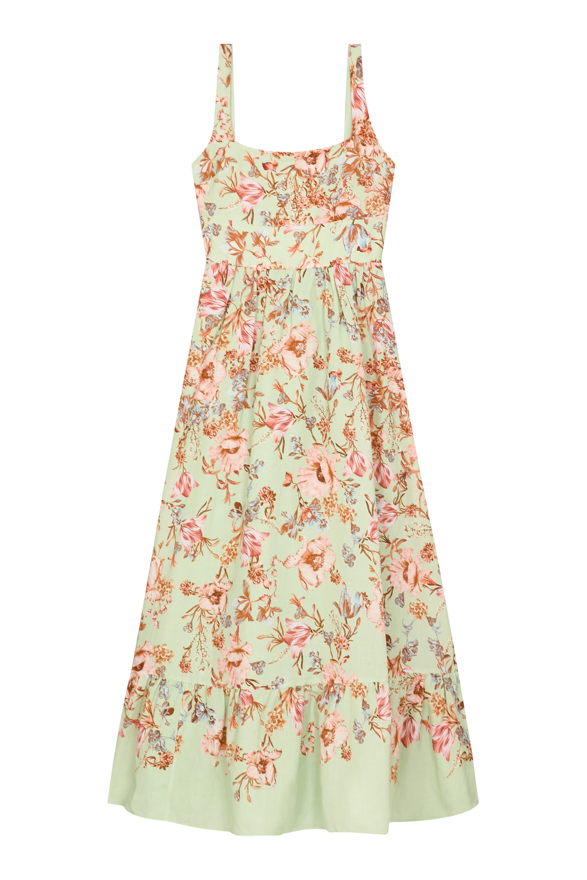 فستان إيزرا متوسط الطول بنمط مشد