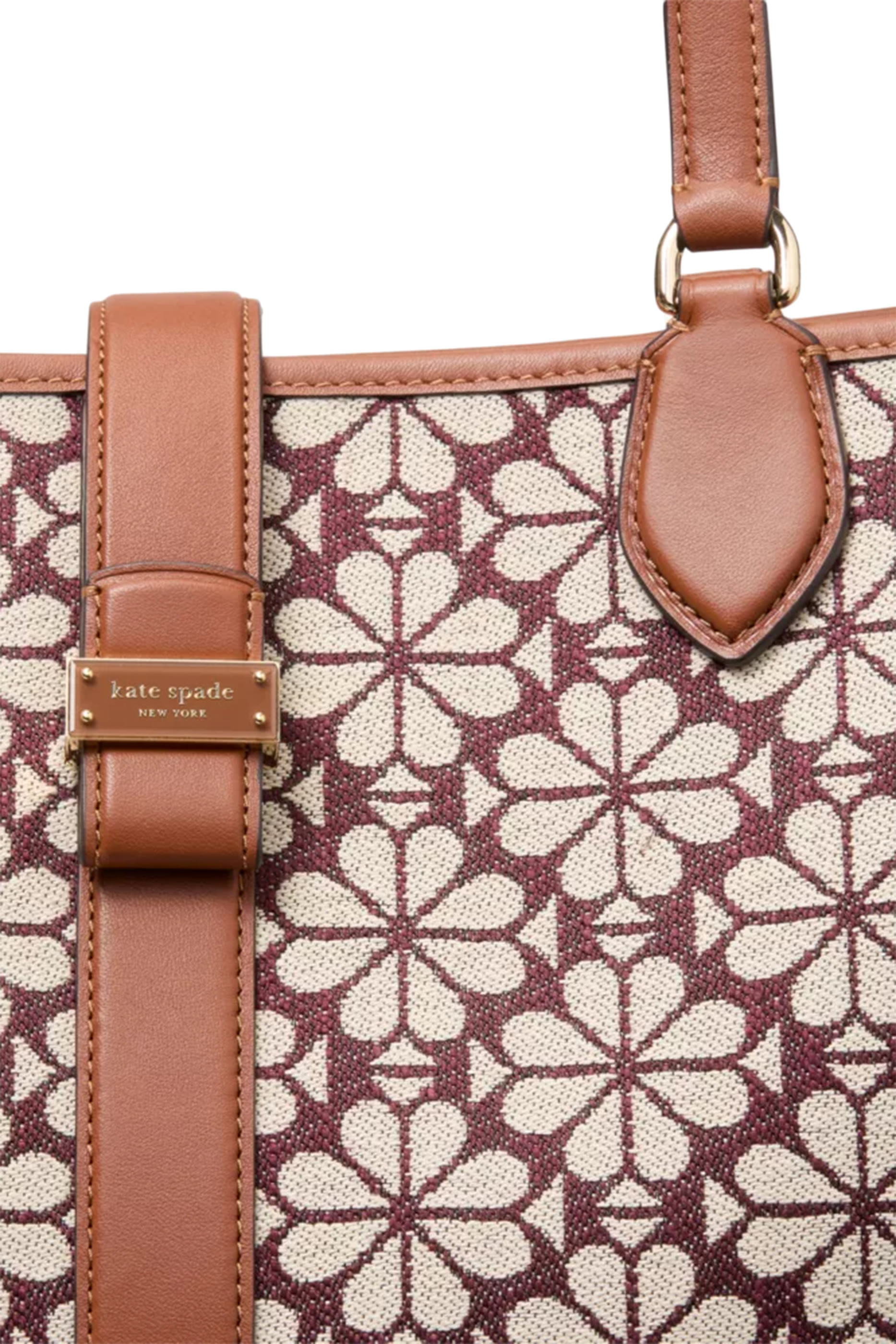 حقيبة يد قنب مطلي بنقشة زهور بالشكل البستوني