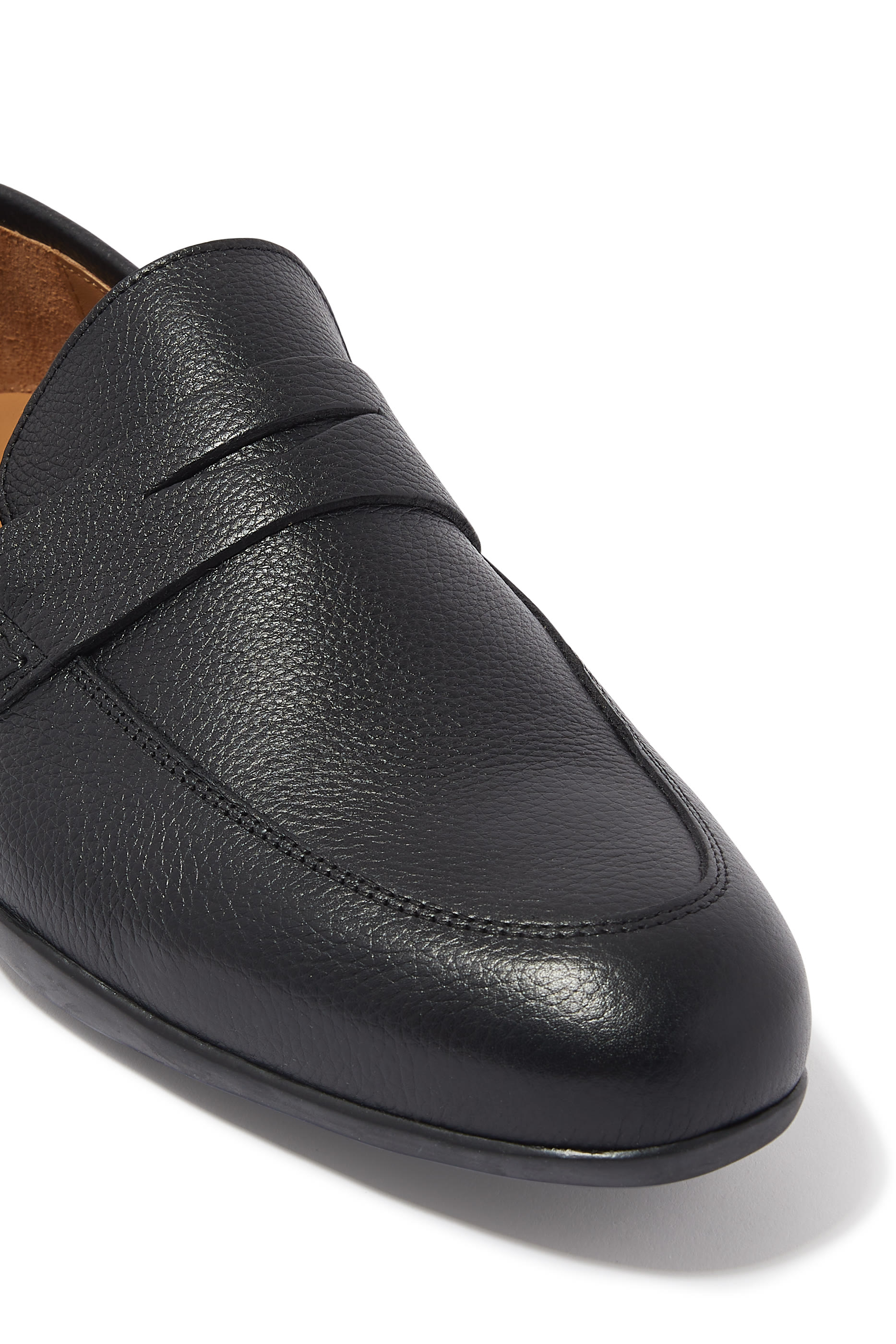 Downing Milled Calf Leather Loafers