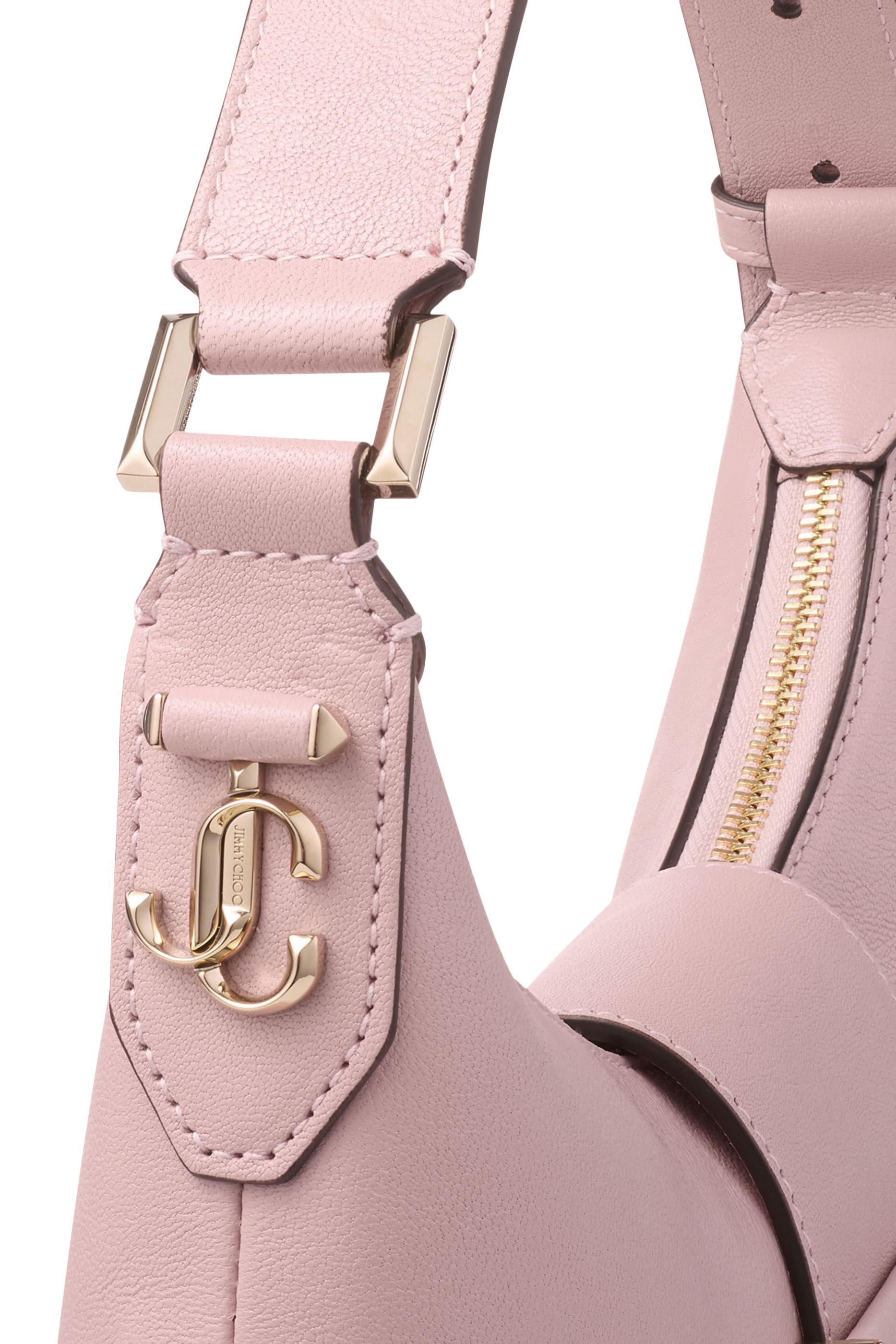 حقيبة كتف هوبو صغيرة بحلية بتصميم قضيب