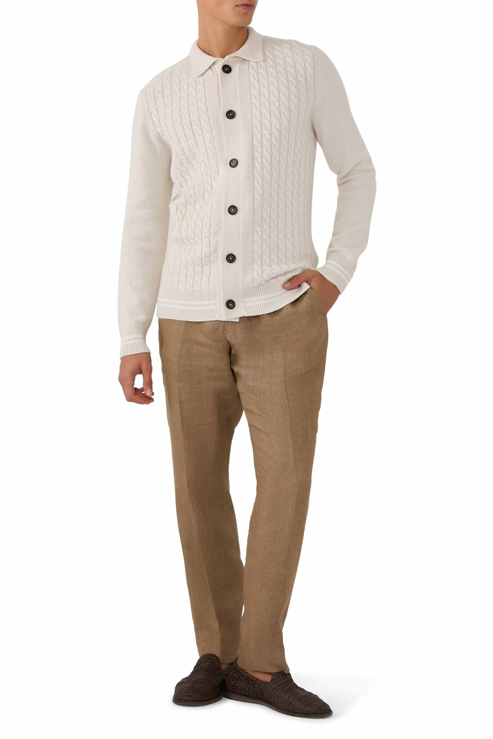 كنزة بصف أزرار