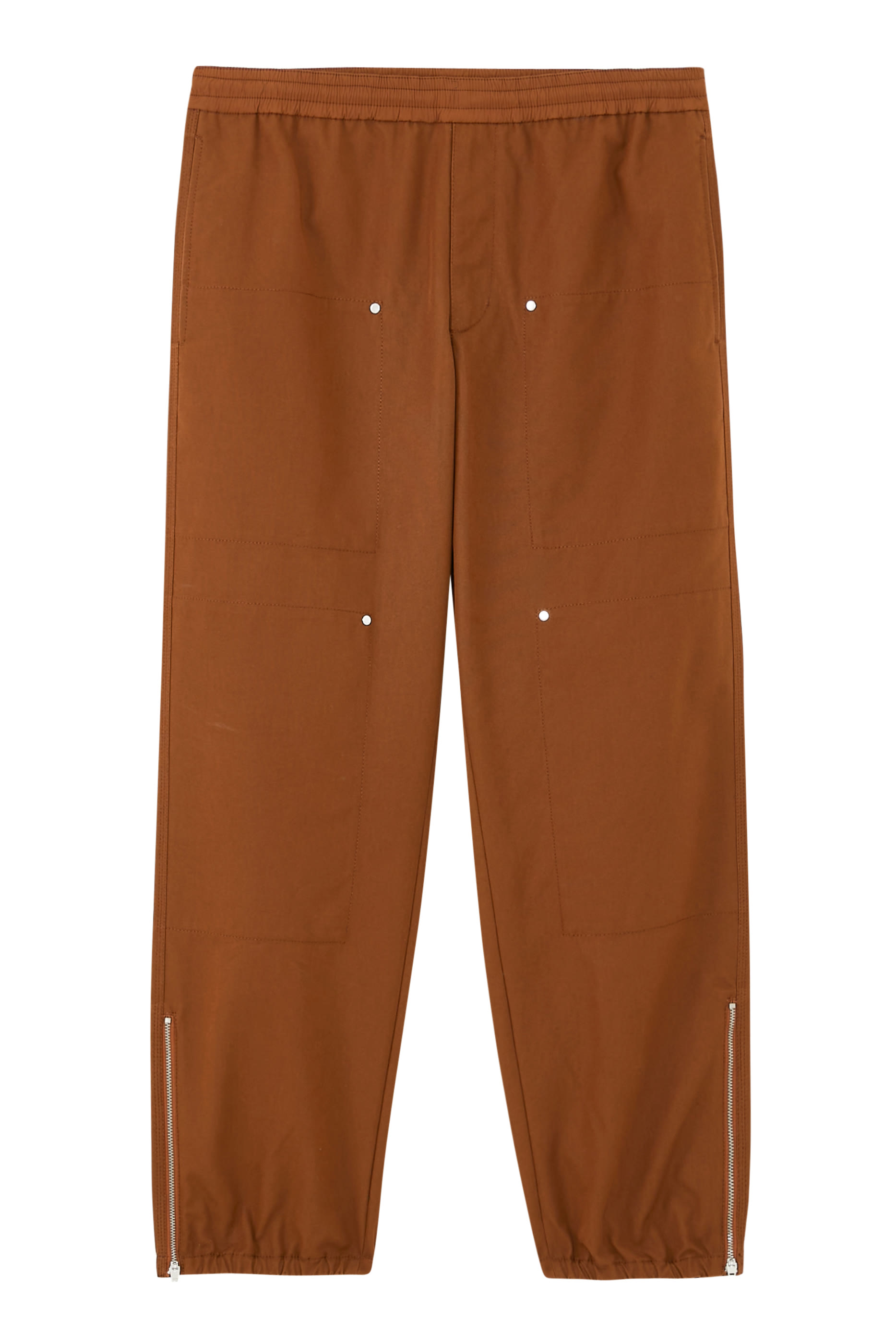 بنطال رياضي بتطريز شعار الماركة قطن