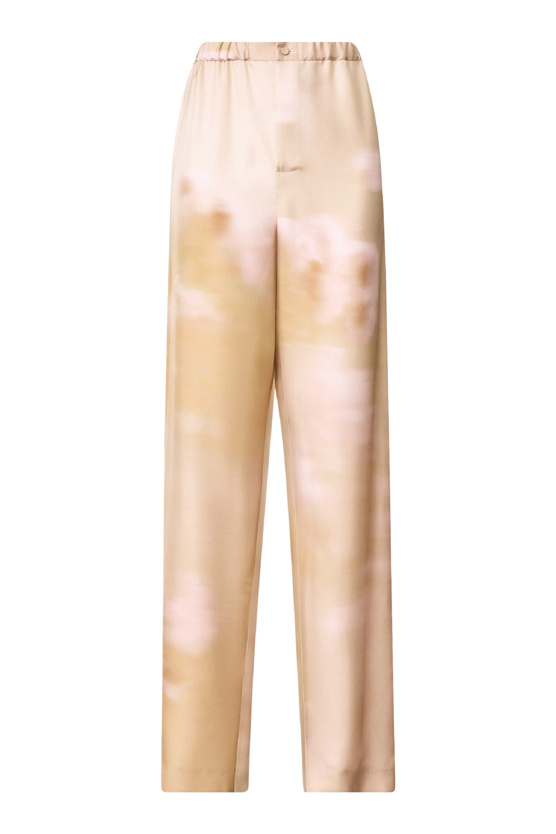 بنطال كاجوال بقصة ساق واسعة