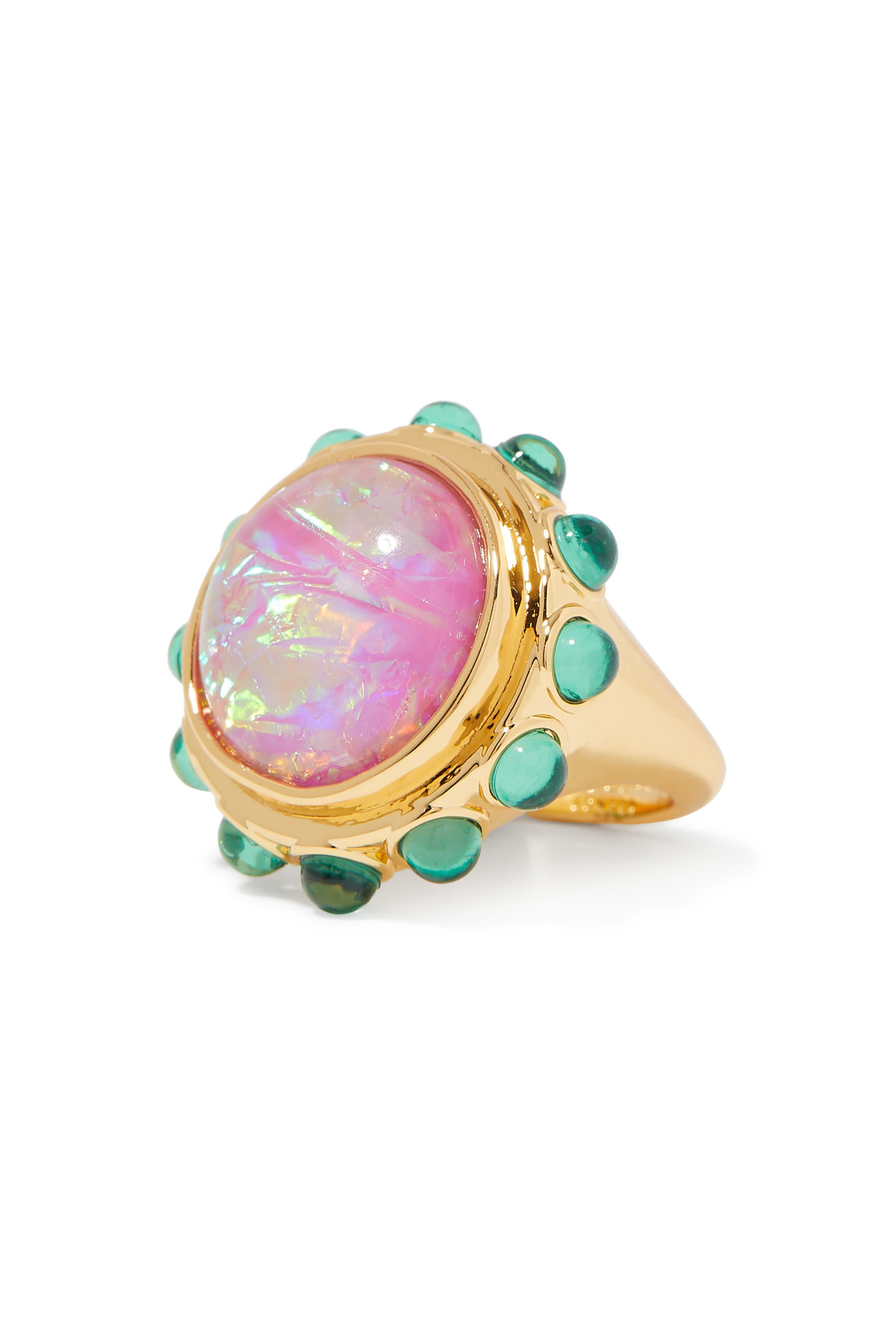 خاتم كوكتيل مستدير