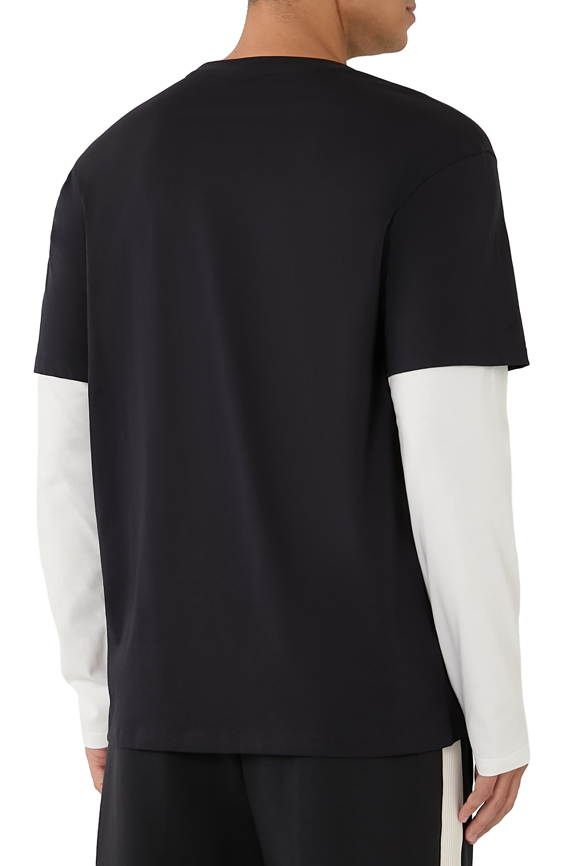 تيشيرت مزين بشعار الماركة ورقم 91 