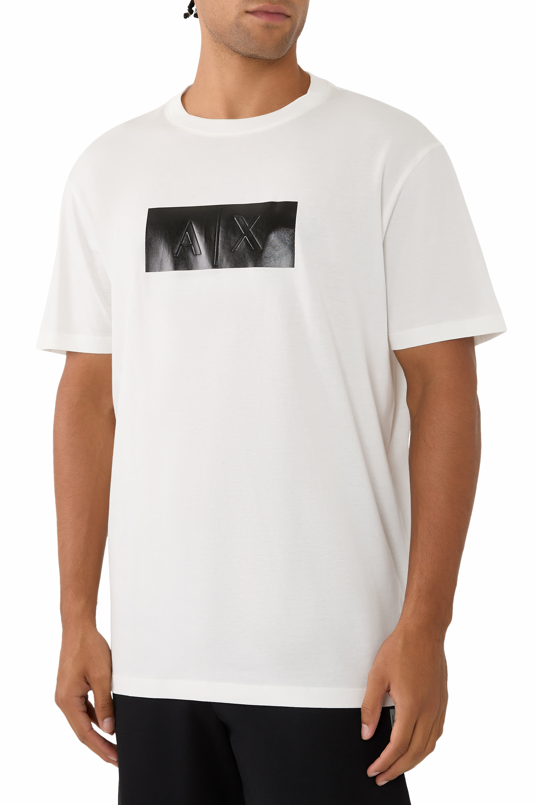 تيشيرت بنقشة شعار الماركة فينيل