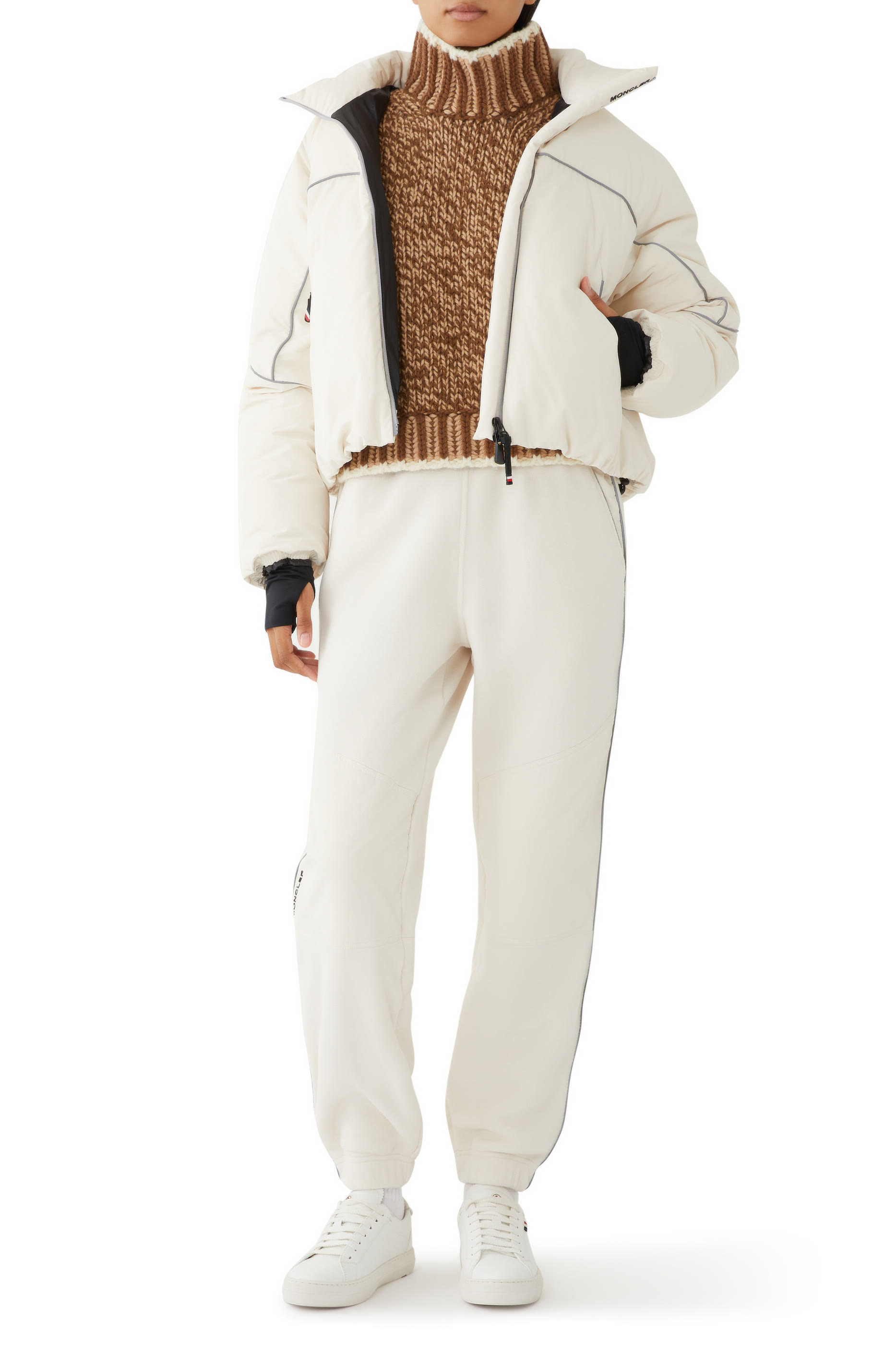 بنطال رياضي برقعة بشعار الماركة