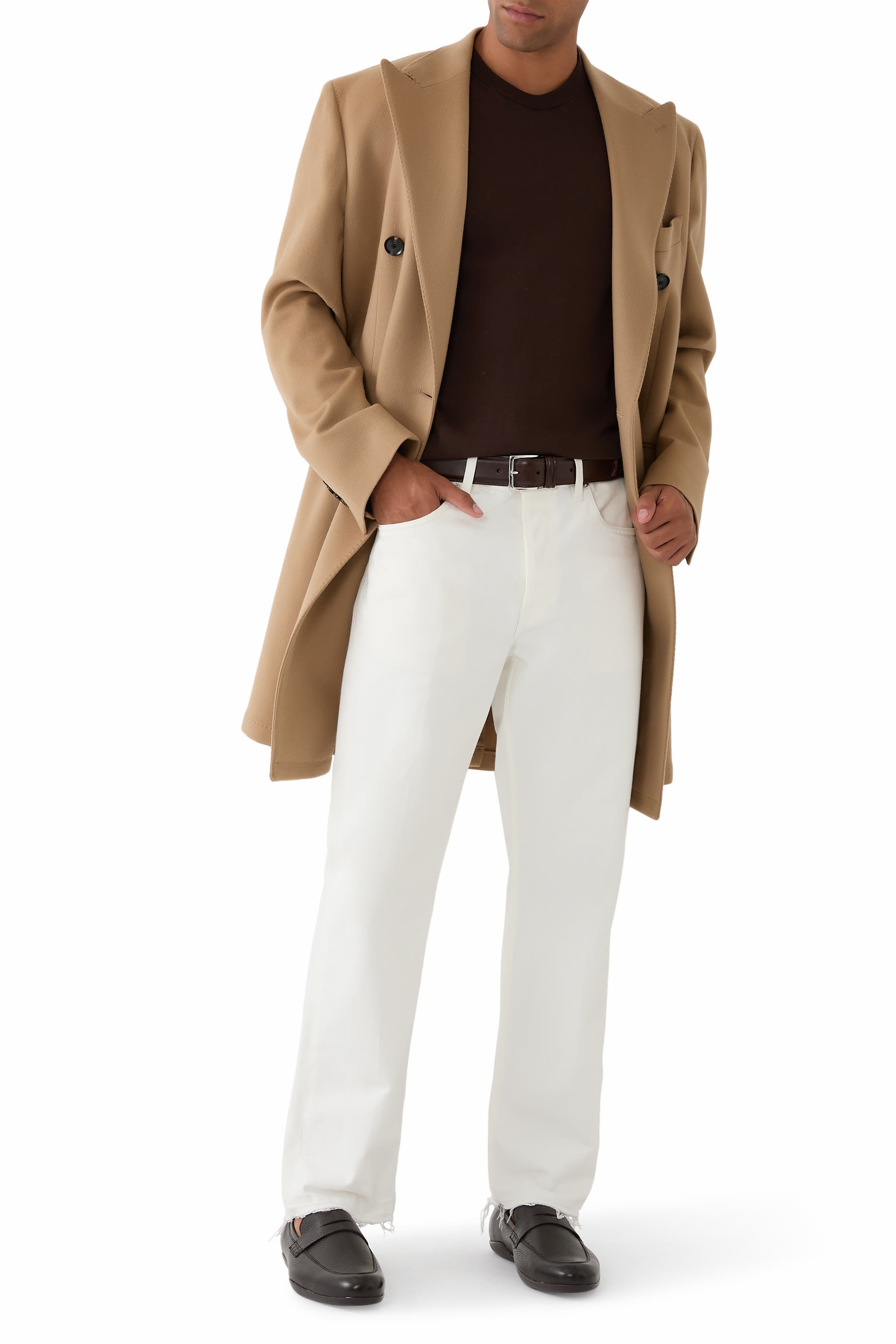 حذاء داونينغ أف جلد ناعم