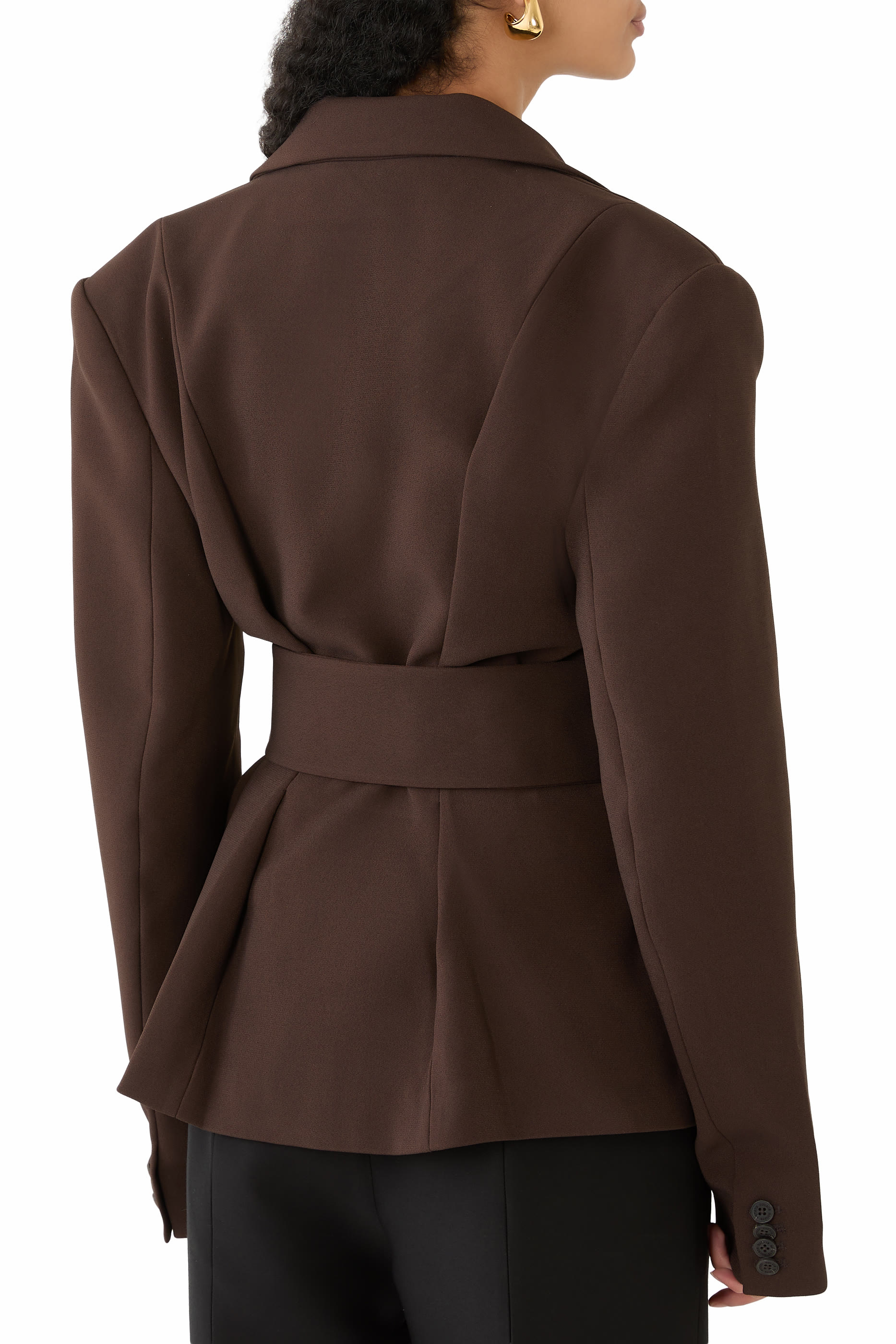 جاكيت بدلة بحزام