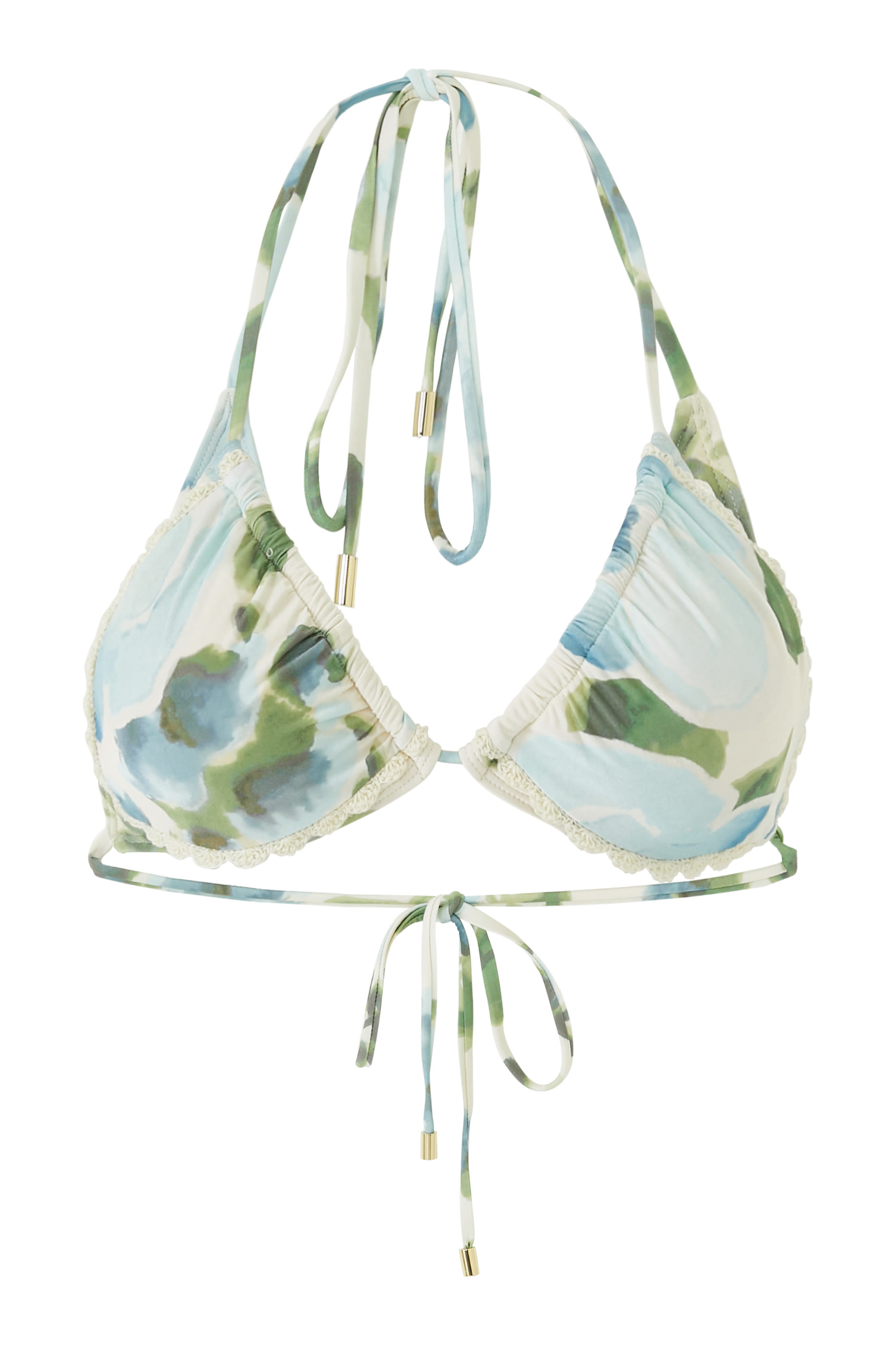 قطعة بيكيني علوية بقوالب مثلثية إيفرلاستينغ بأربطة