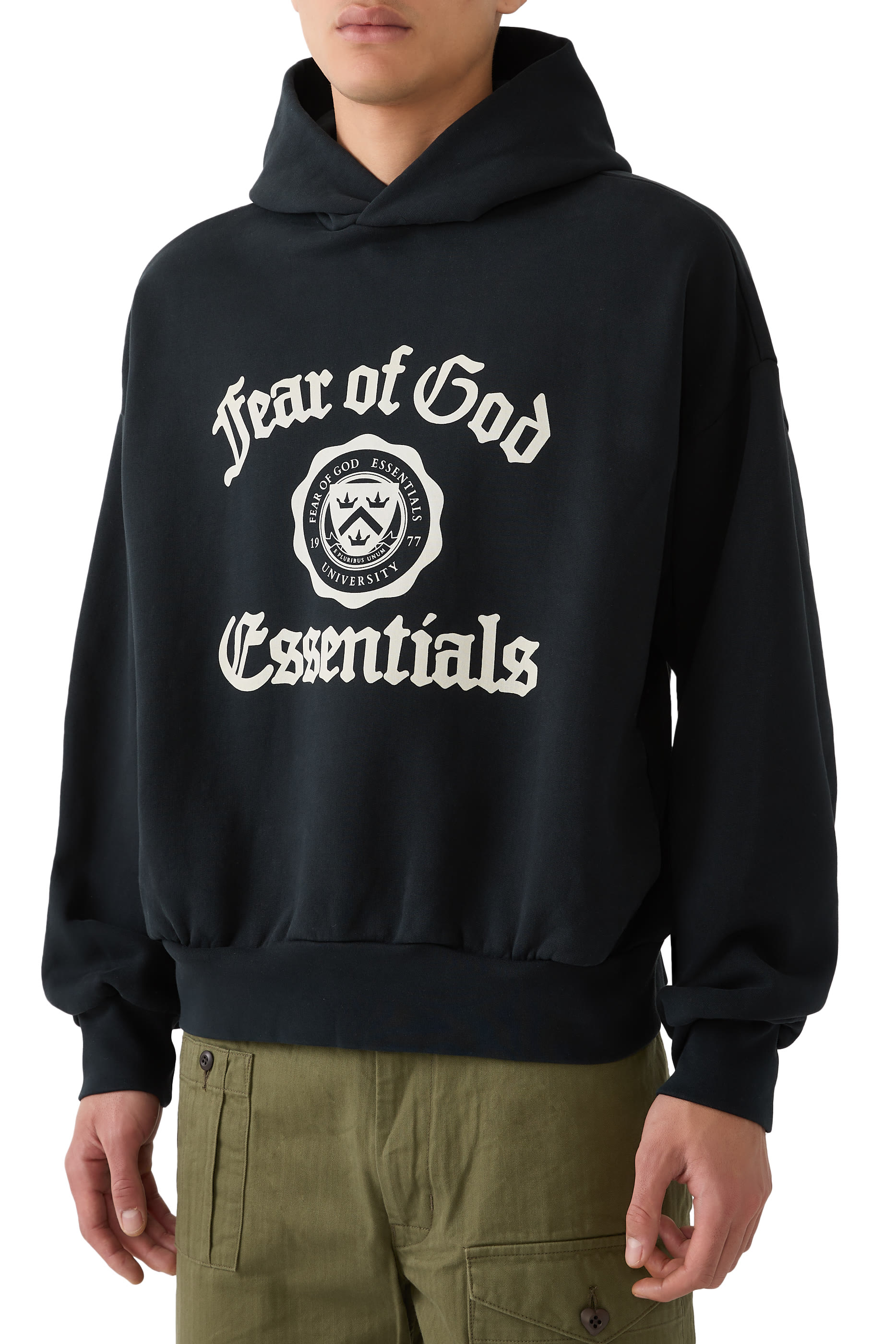 هودي فينتج صوف ثقيل مجغد