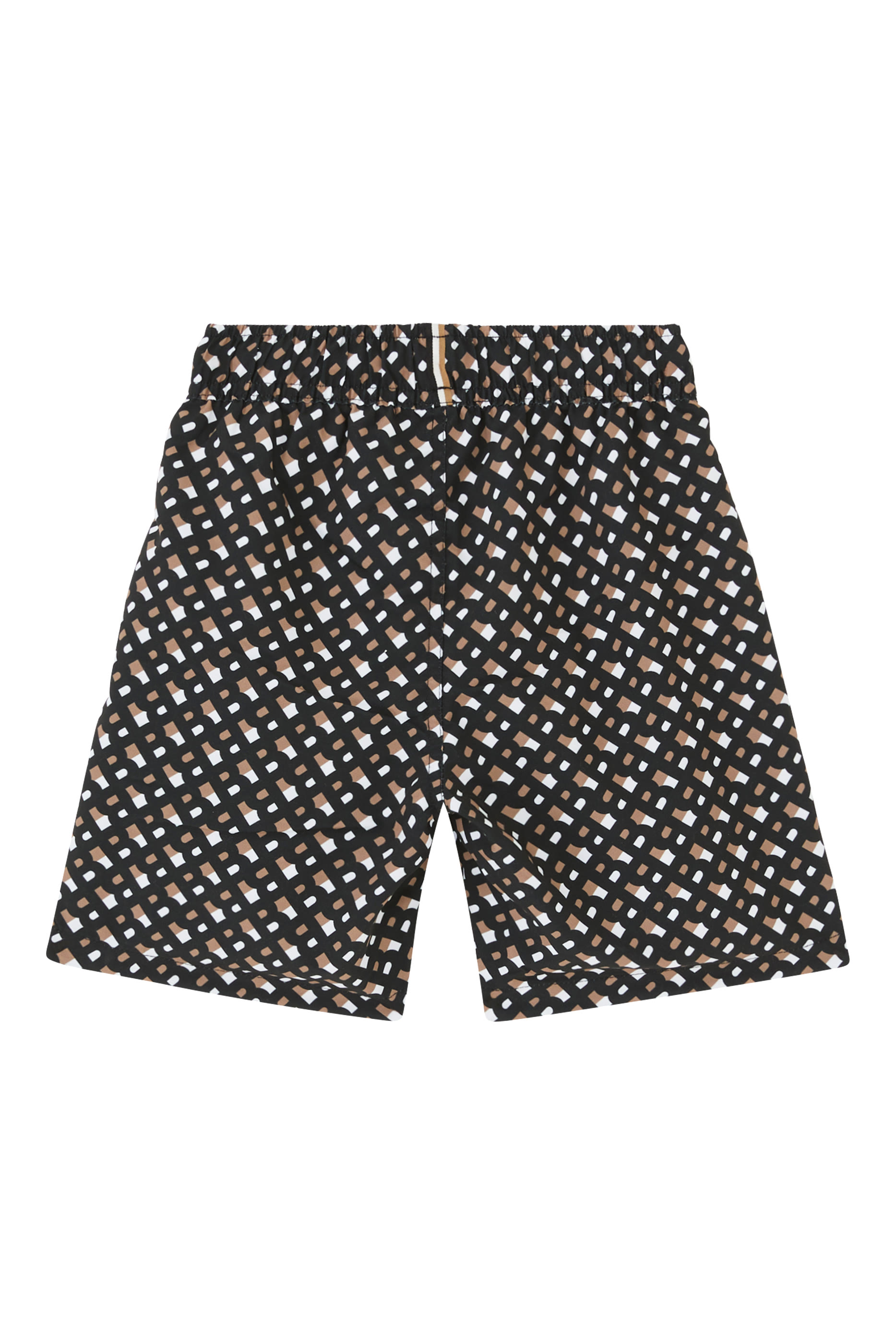 شورت سباحة بشعار الماركة للأطفال