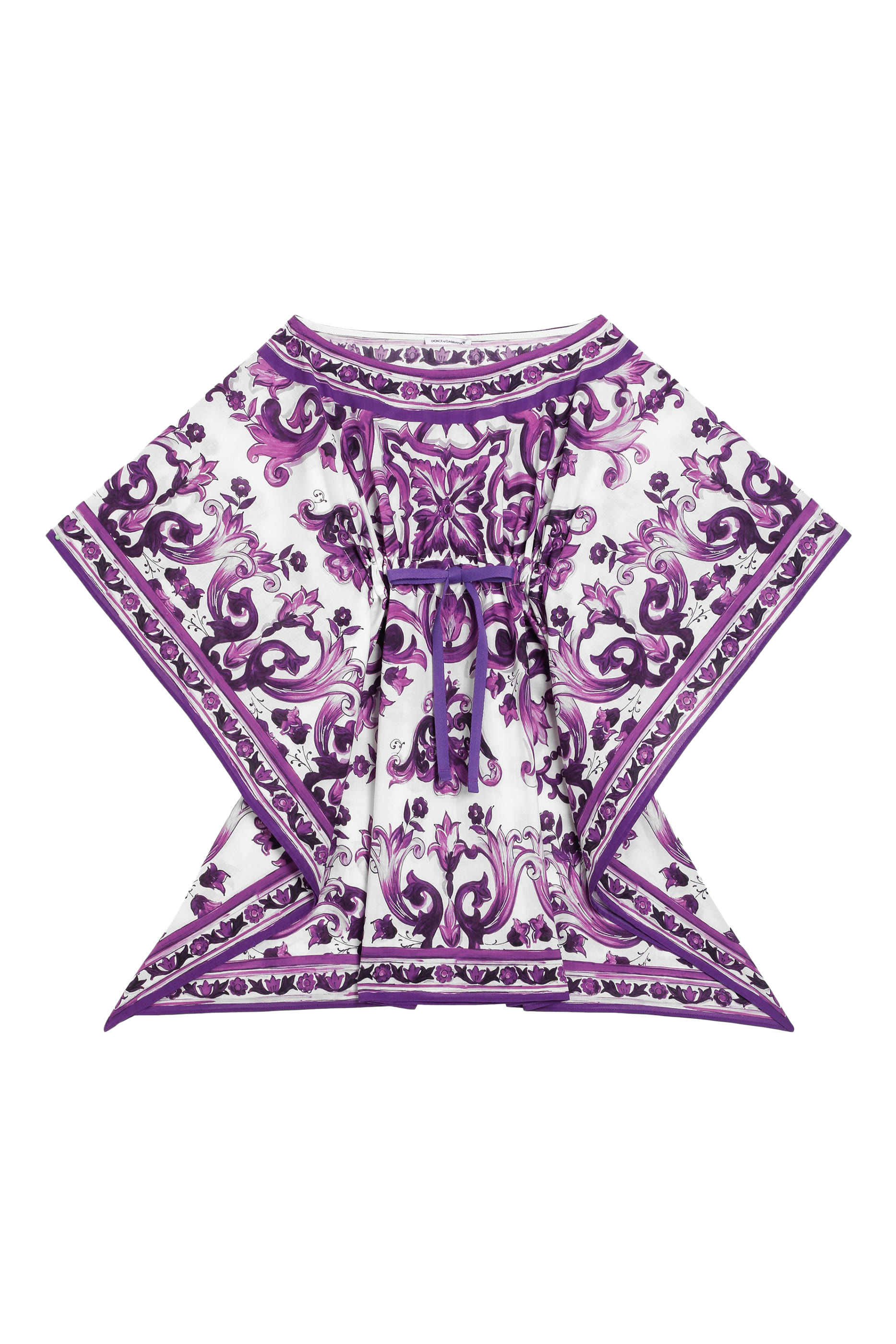 قفطان بطبعة مايوليكا قطن للأطفال