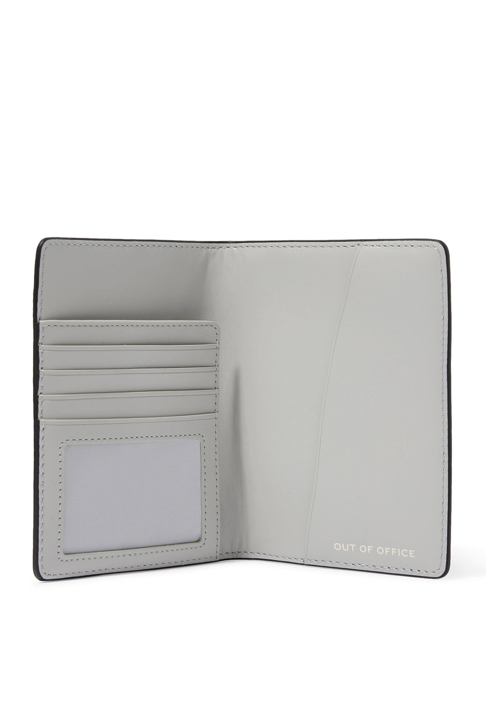 حافظة جواز سفر بنقشة بتصميم جرافيتي جلد