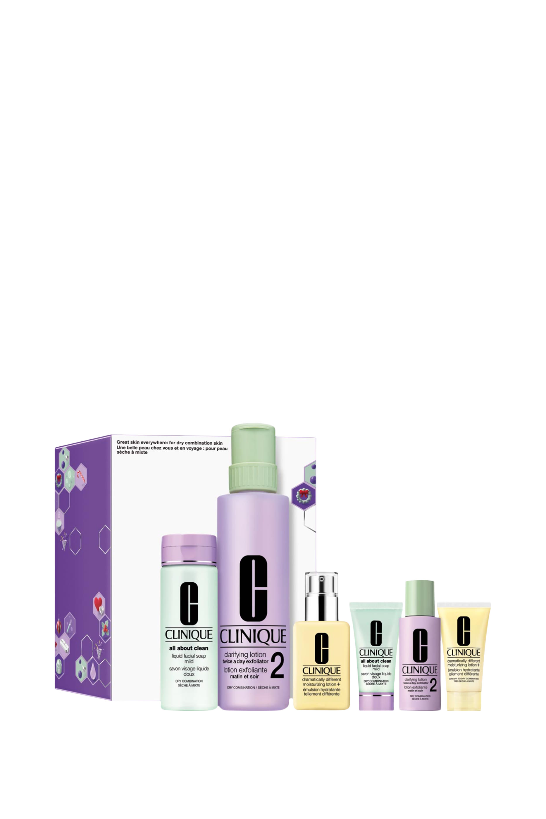 مجموعة ثري ستيب سكين كير للبشرة الجافة