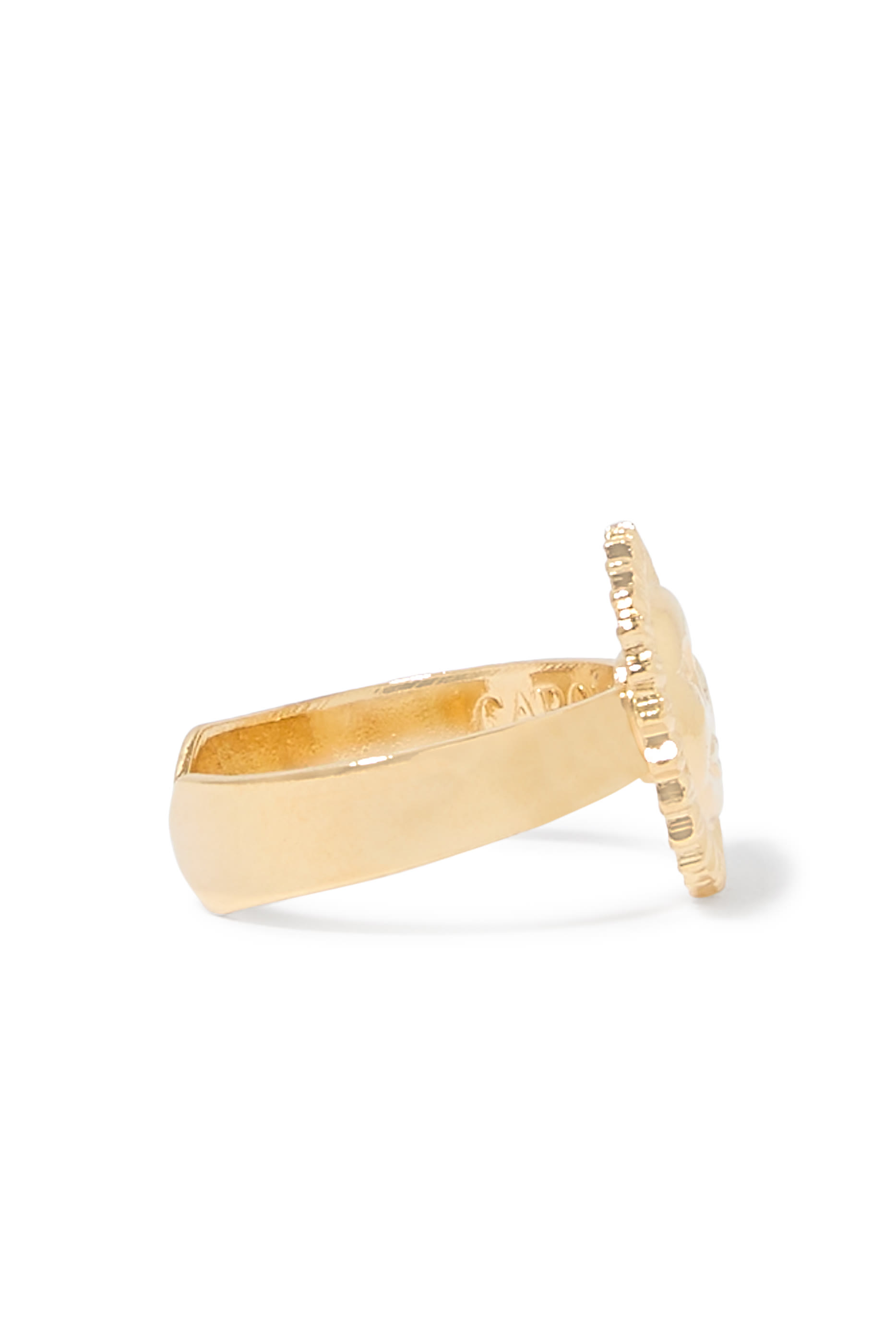 خاتم أبولو، طلاء ذهب عيار 18