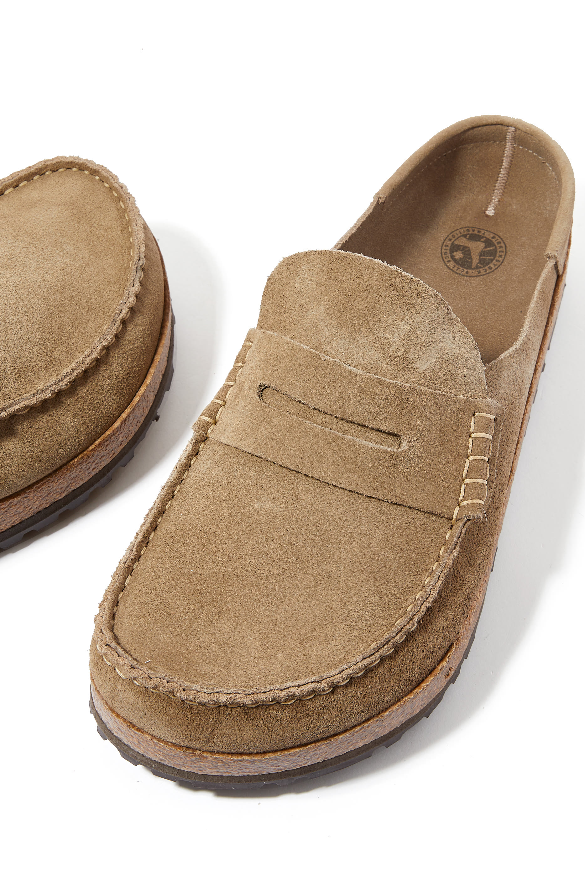 حذاء نايبلز مفتوح من الخلف جلد