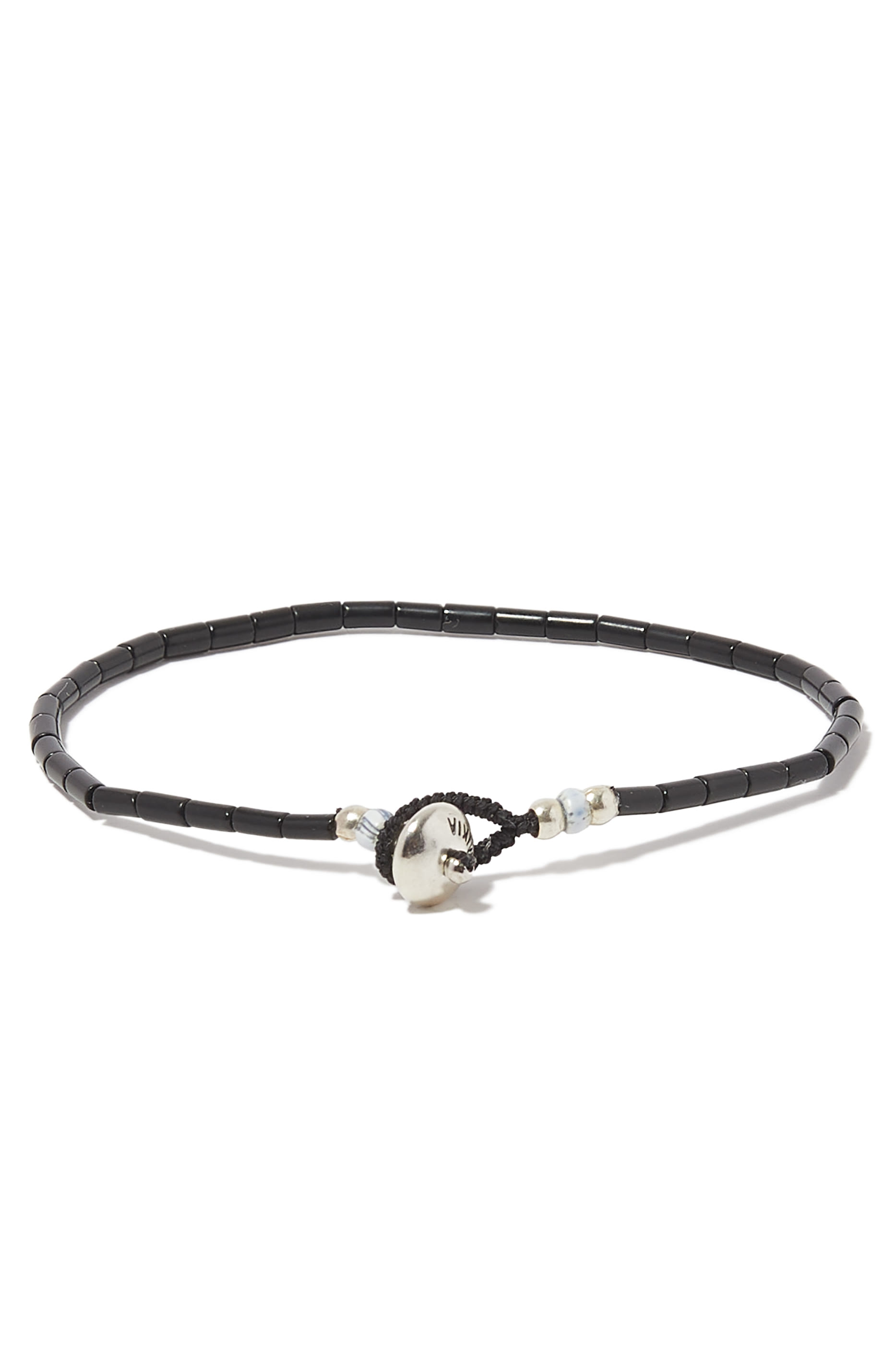 سوار بتصميم أسطواني وعقيق يماني 