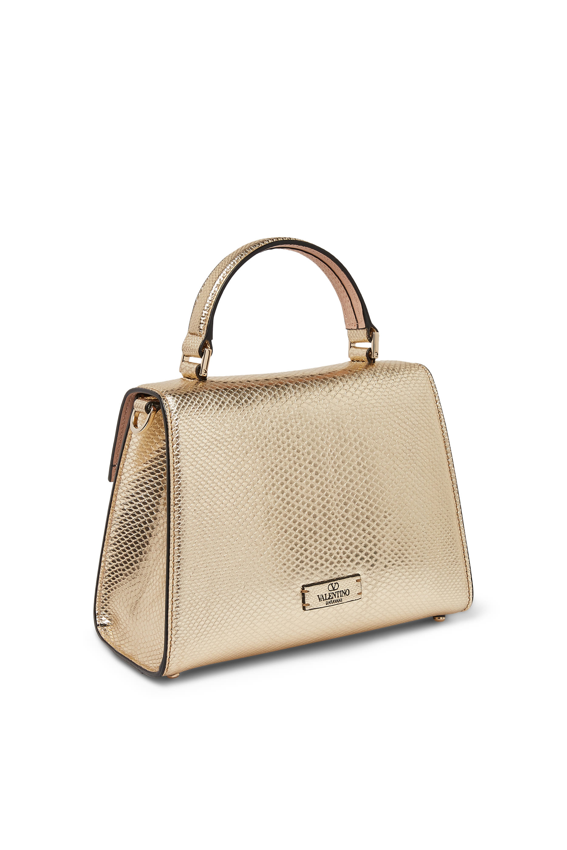 حقيبة بيد علوية بشعار الماركة