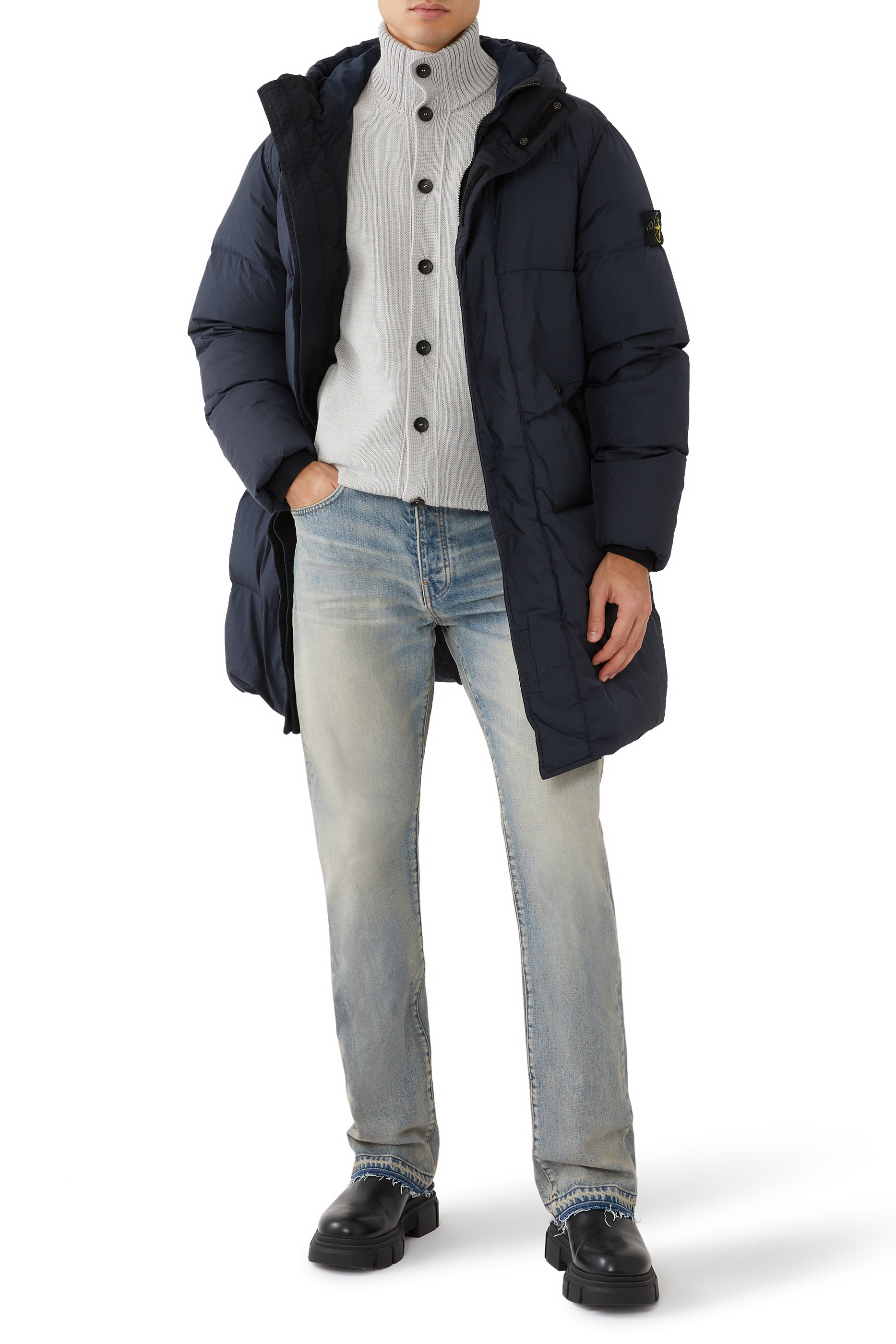 باركا مصبوغ مبطن بالزغب