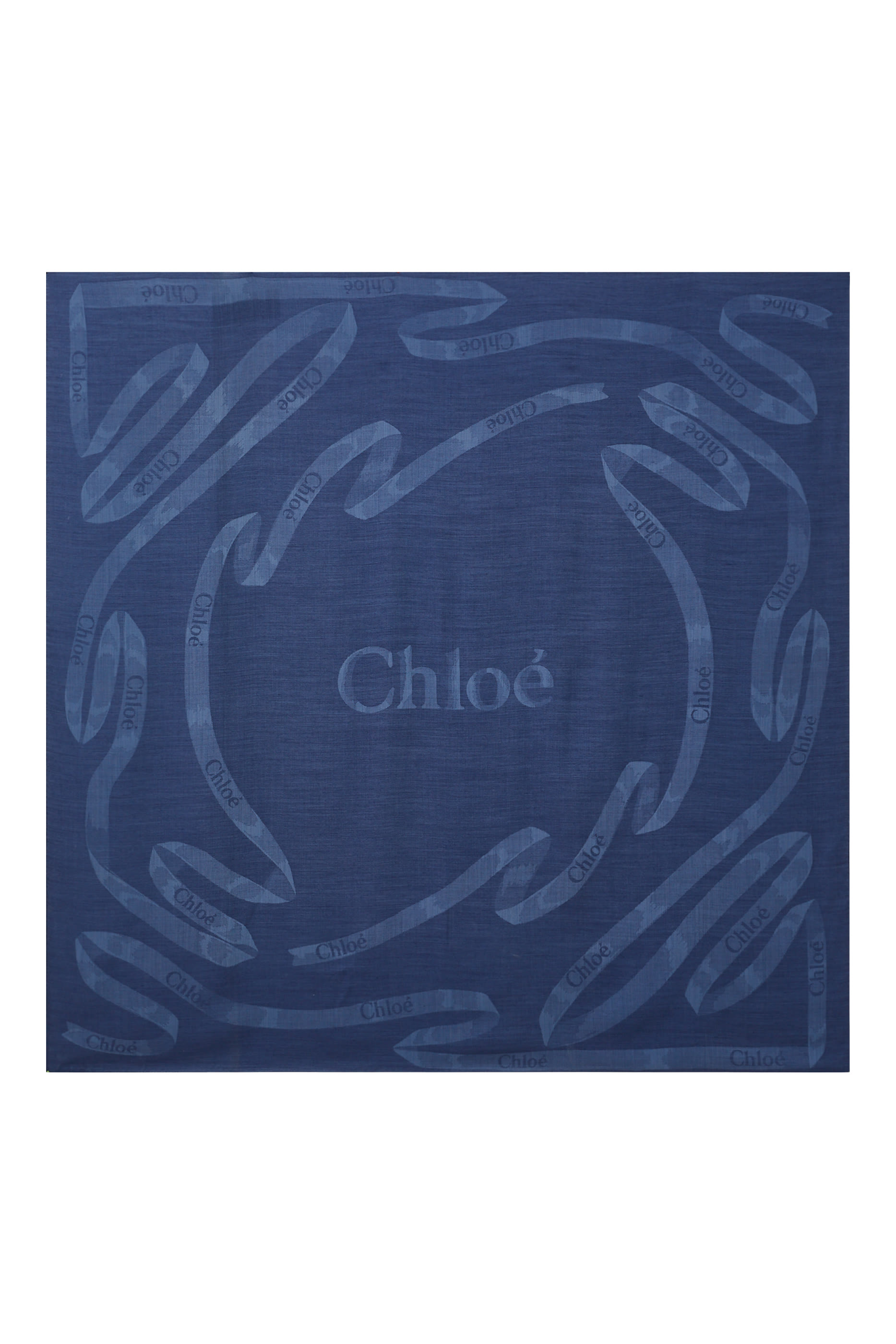 وشاح بطبعة شعار الماركة حرير