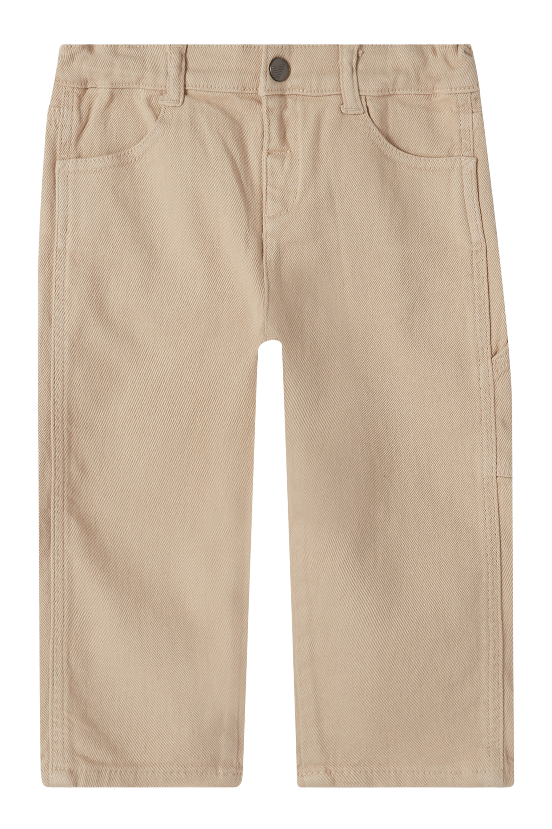 بنطال جينز مقسم بأجزاء دينم قطني للأطفال