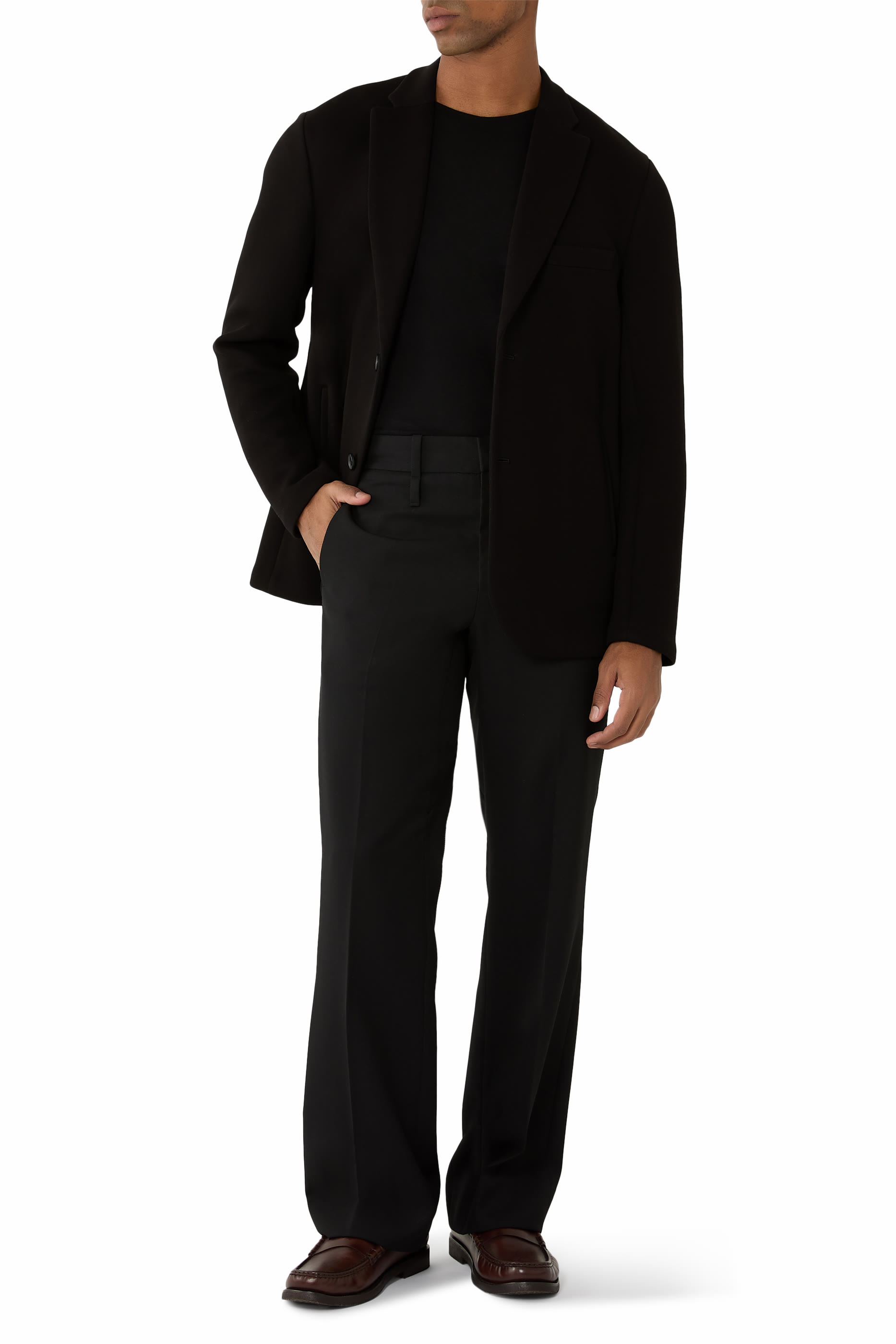 Single-breasted Piquet Jacket