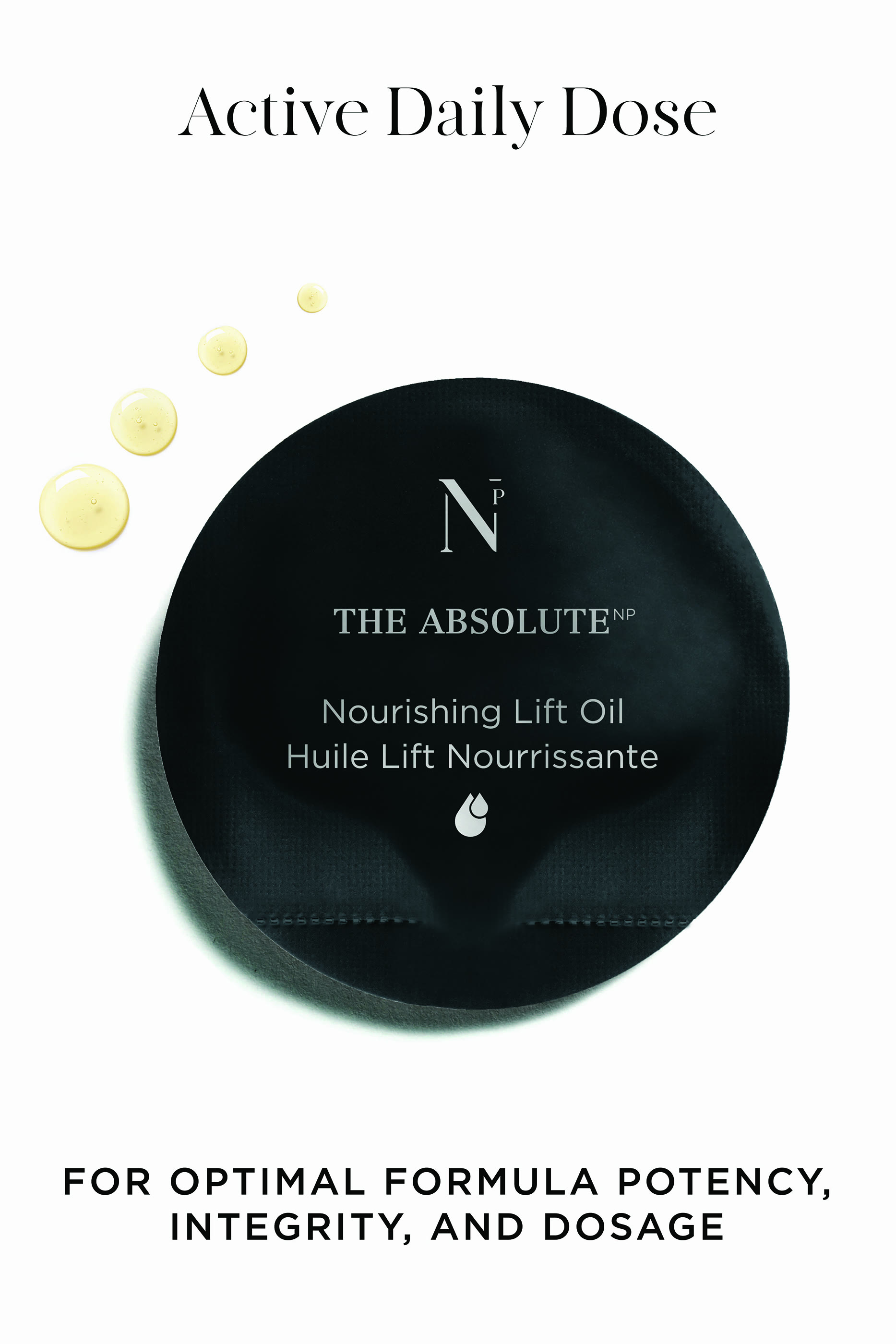 مجموعة عبوات إعادة ملء زيت أبسولوت للوجه، 30 قطعة