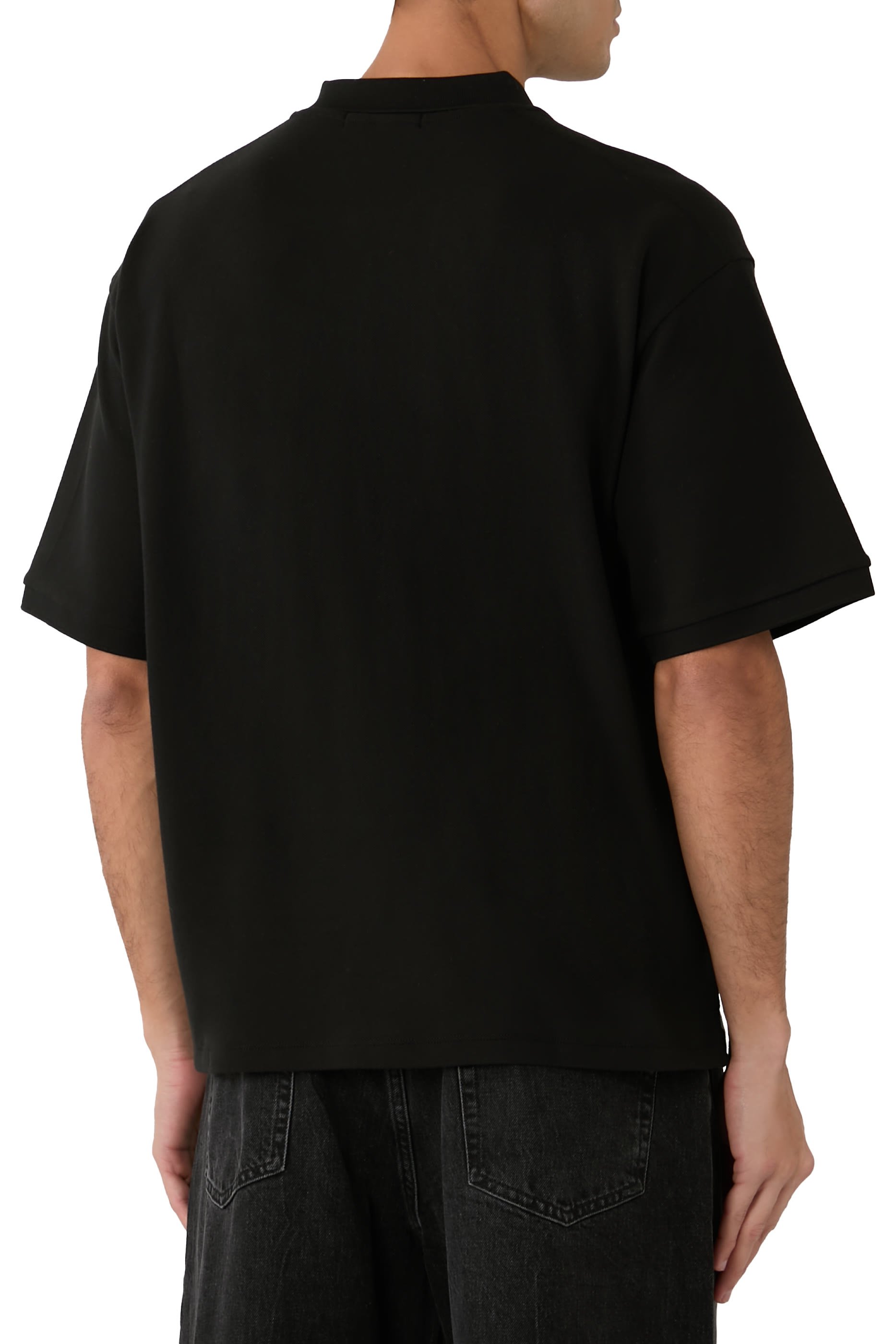 قميص بولو مزين بشعار الماركة بحجم صغير