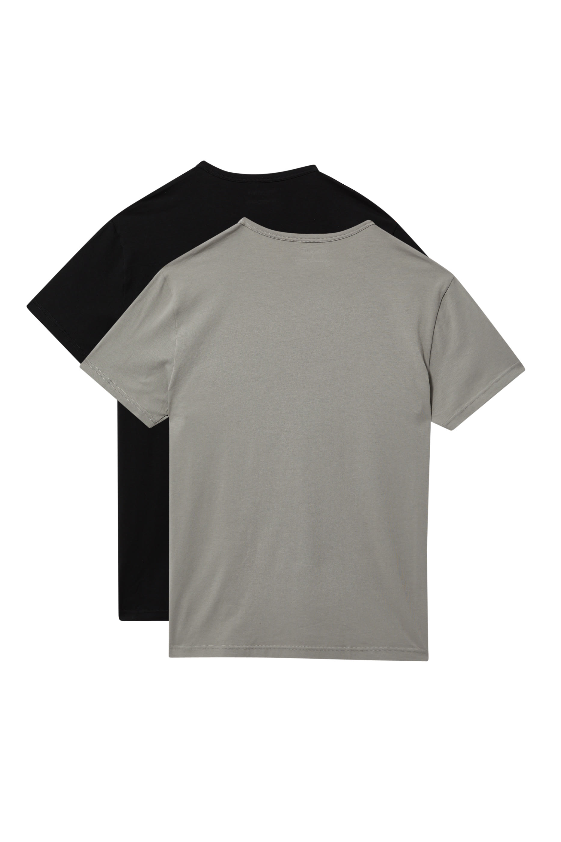 طقم تي شيرت بتطريز شعار الماركة، قطعتان