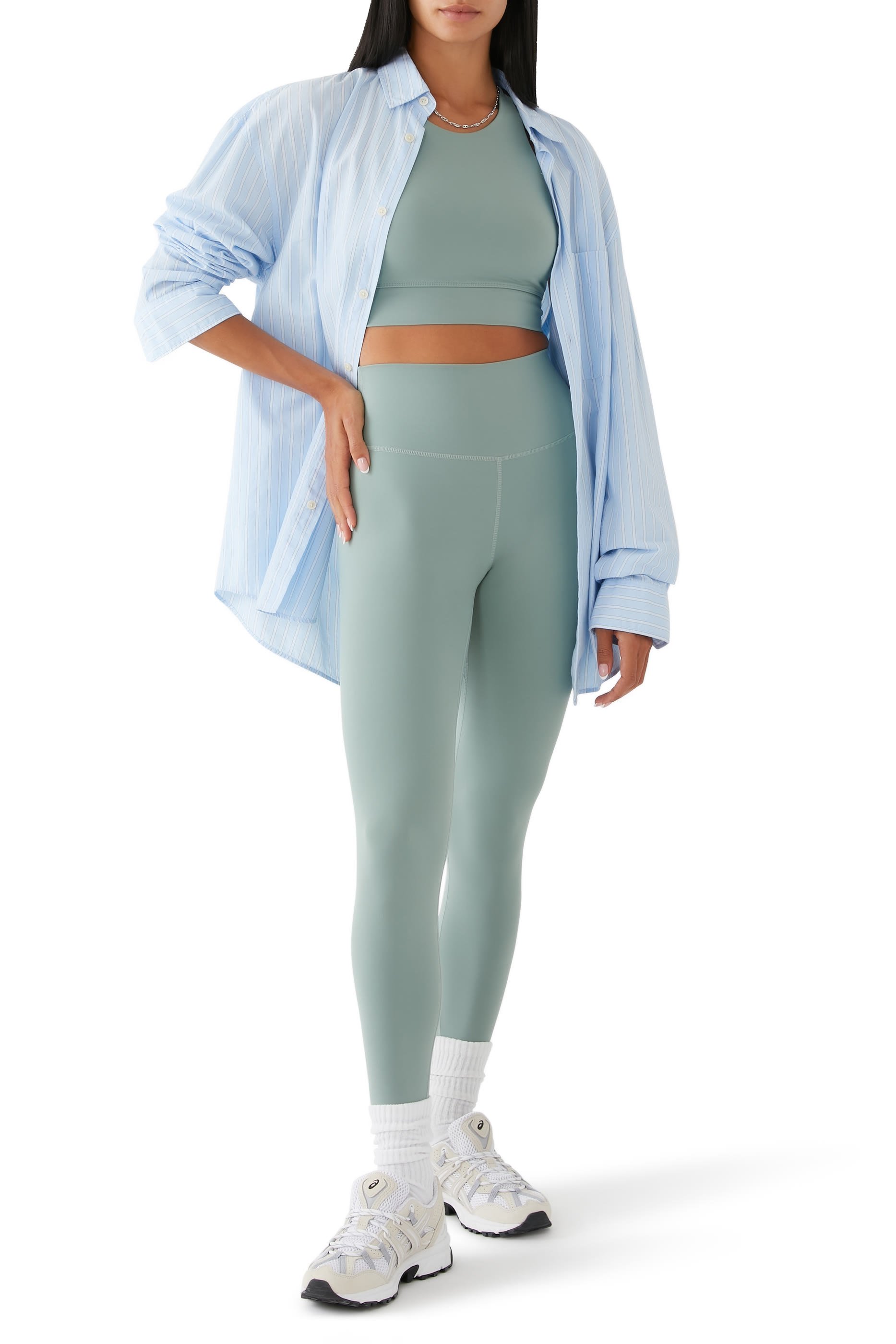 لغينغز بخصر مرتفع قماش ناعم جدا 