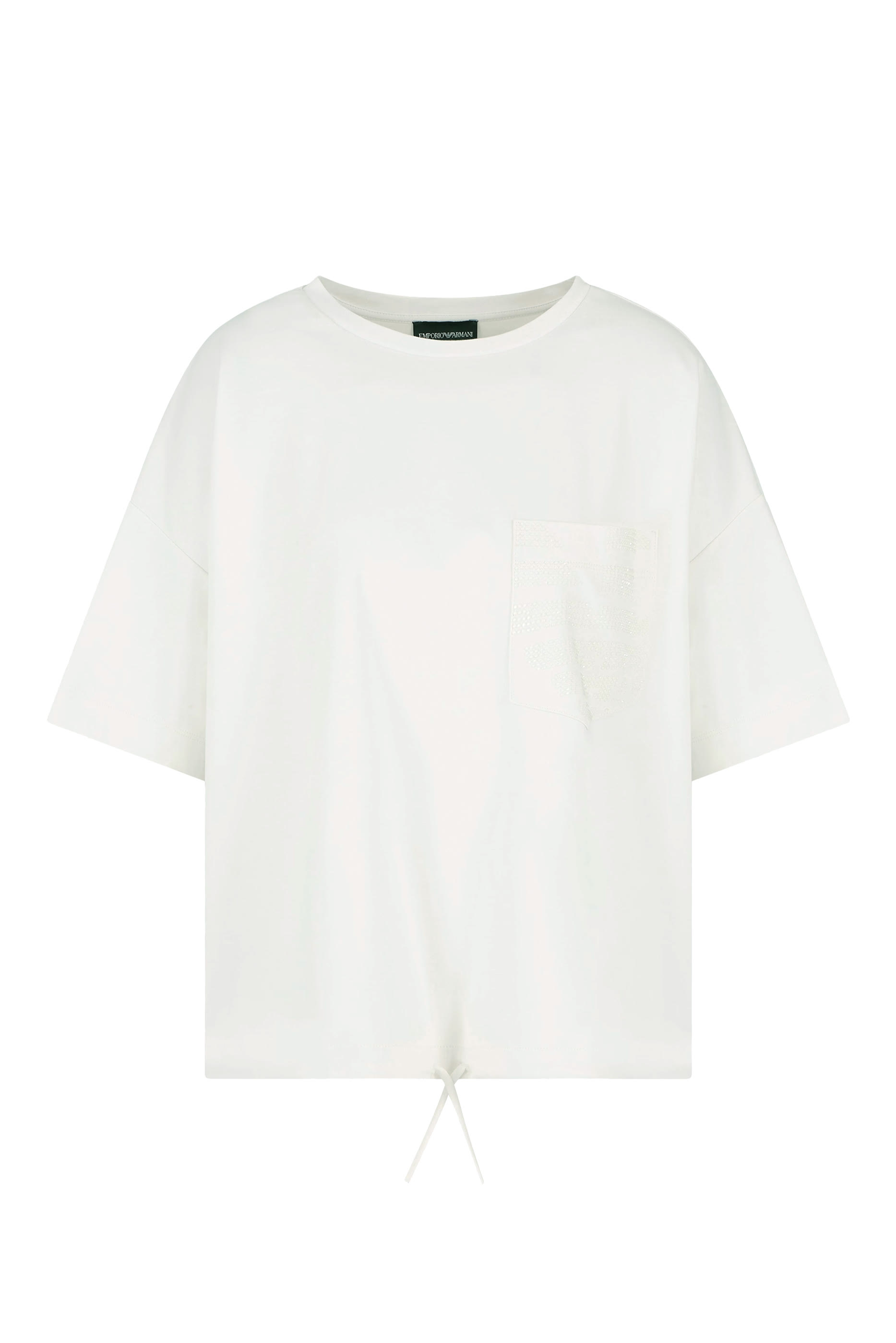 تيشيرت بتطريز شعار النسر قطن جيرسيه