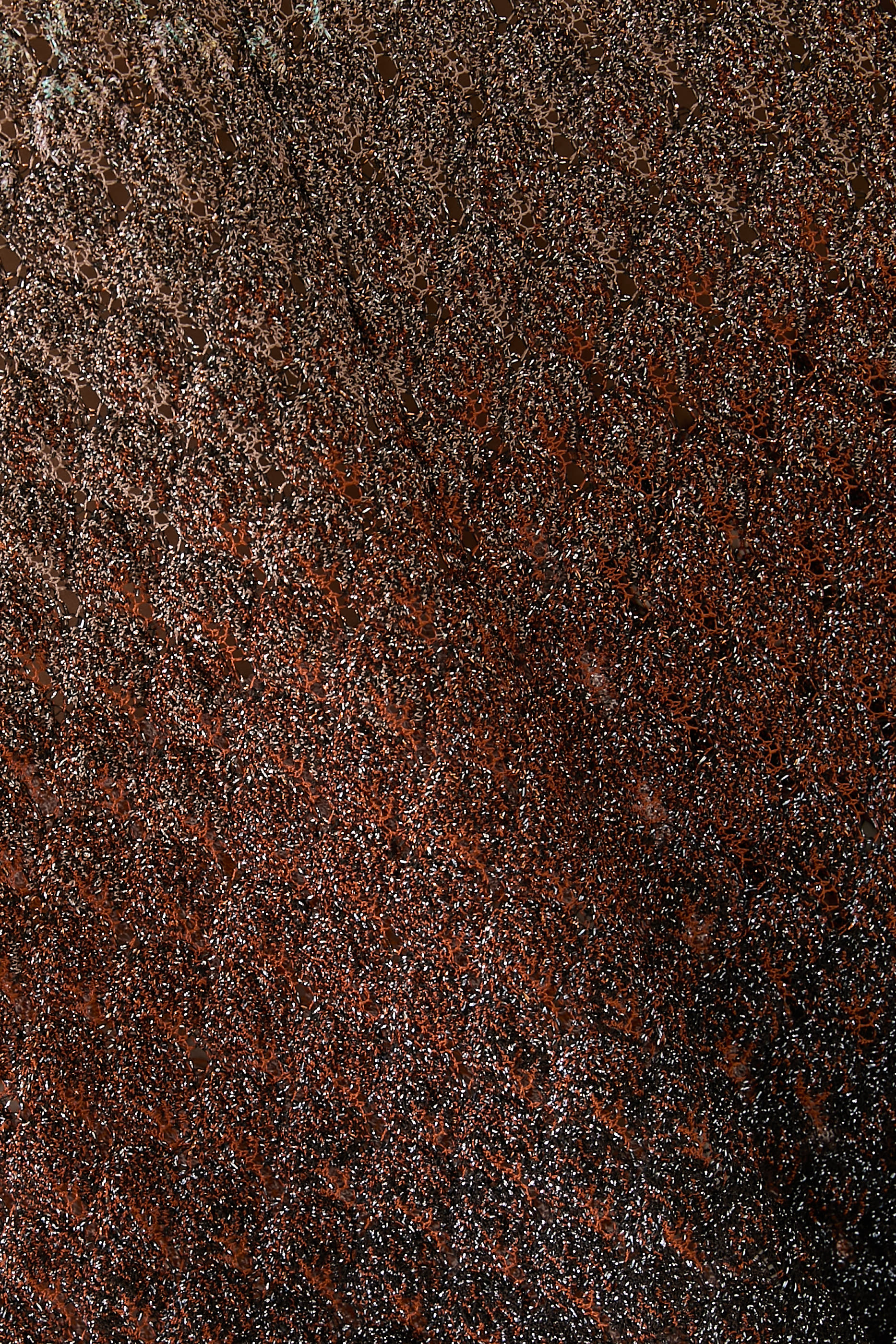 بلوزة اومبريه متدرج بأكمام طويلة دانتيل