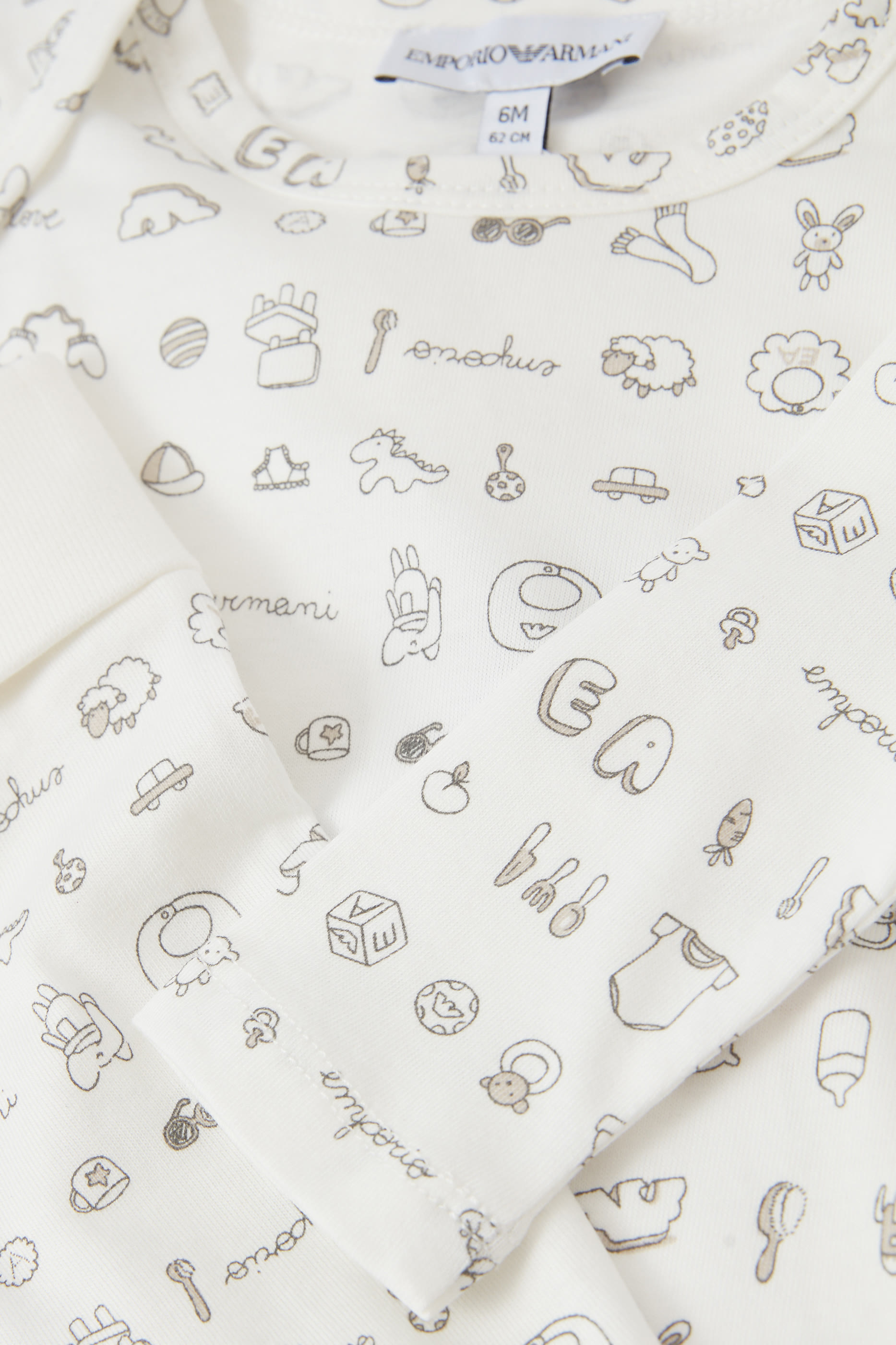 طقم قطن بطبعات، قطعتين