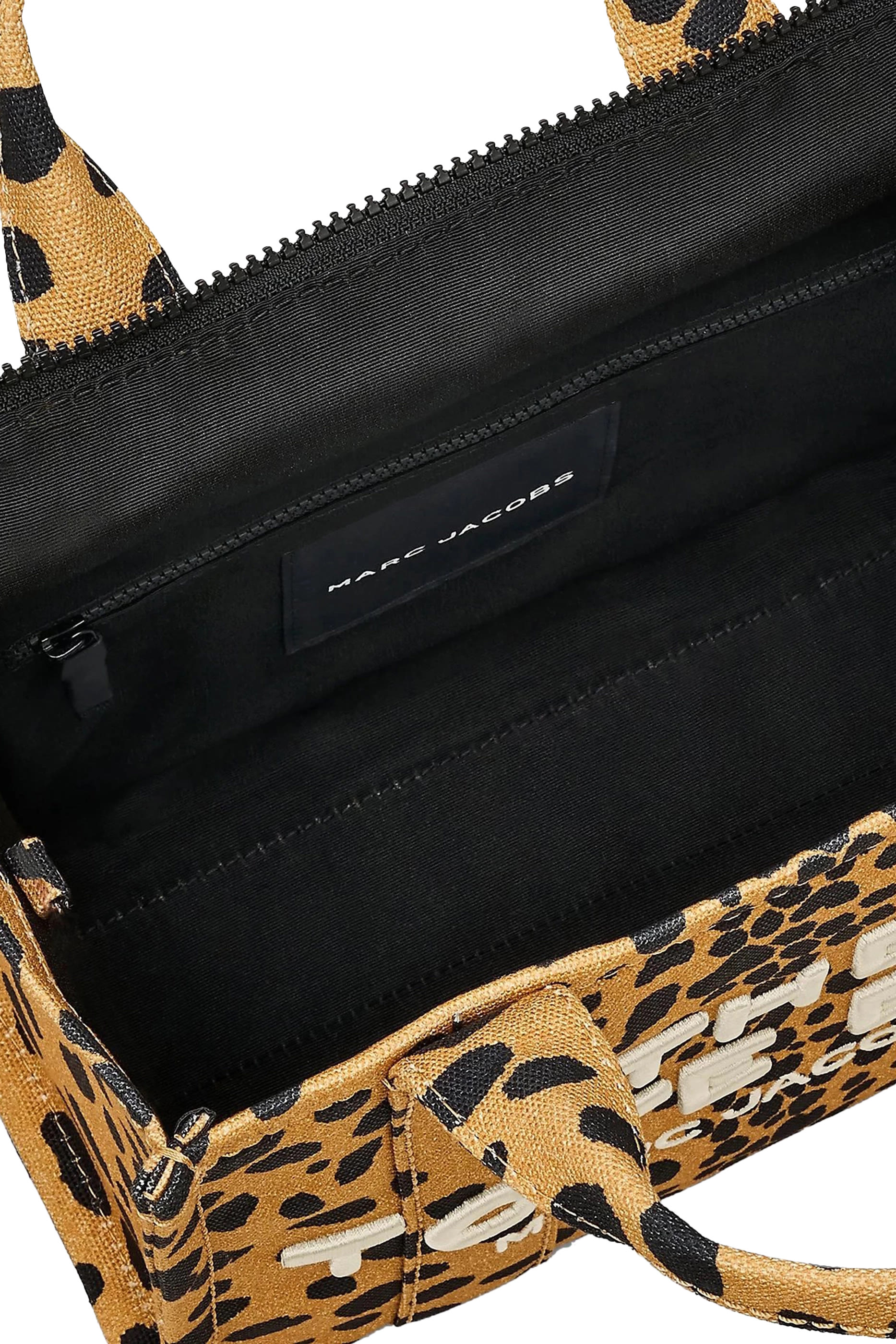 حقيبة يد صغيرة قنب بنقشة جلد الفهد