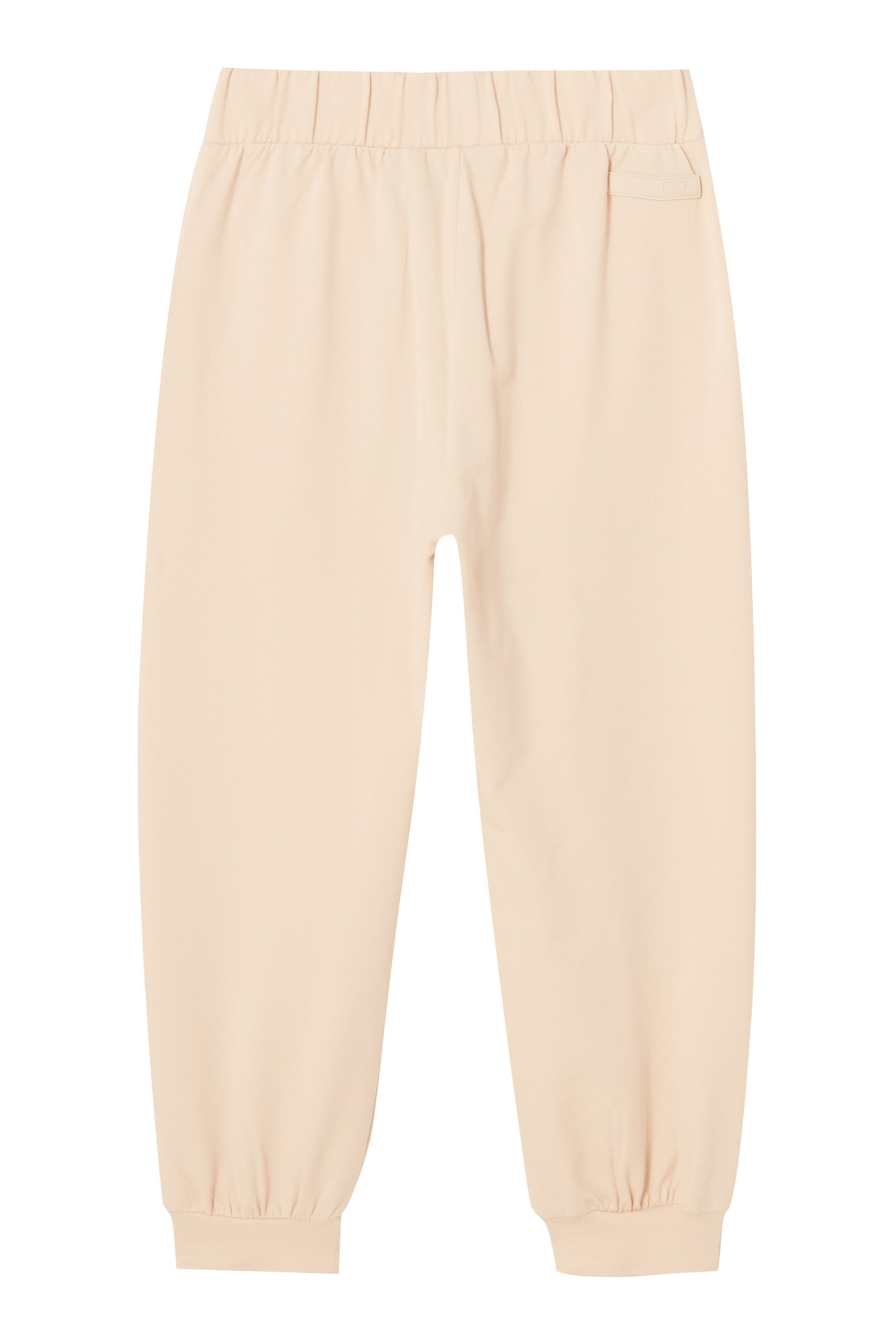 بنطال رياضي بشعار الماركة وزهور للأطفال