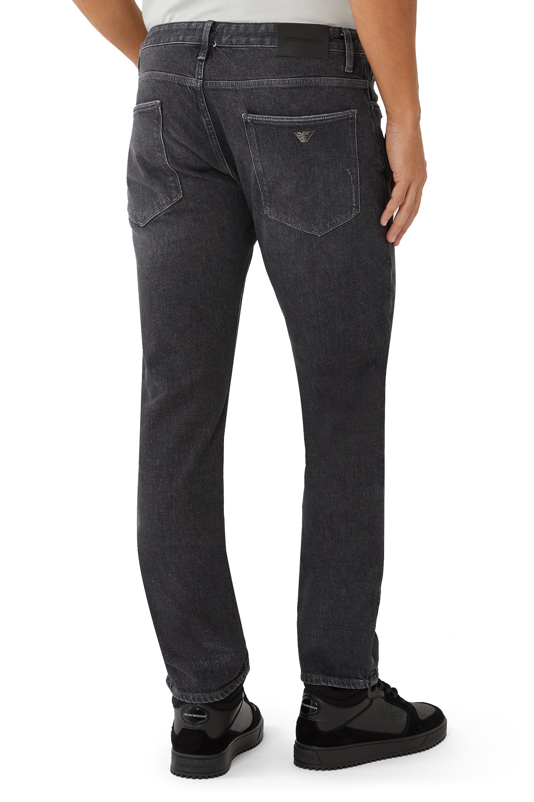 بنطال جينز دنيم بقصة عادية