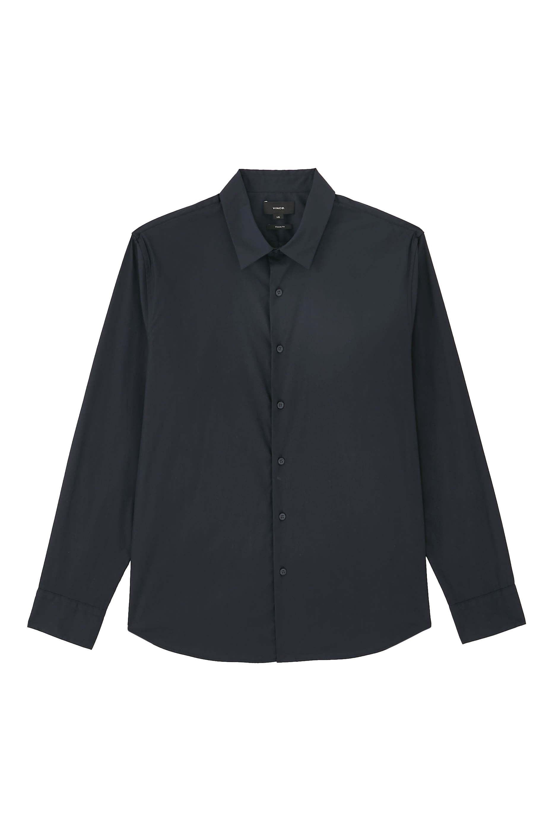 قميص بأكمام طويلة وجيبين