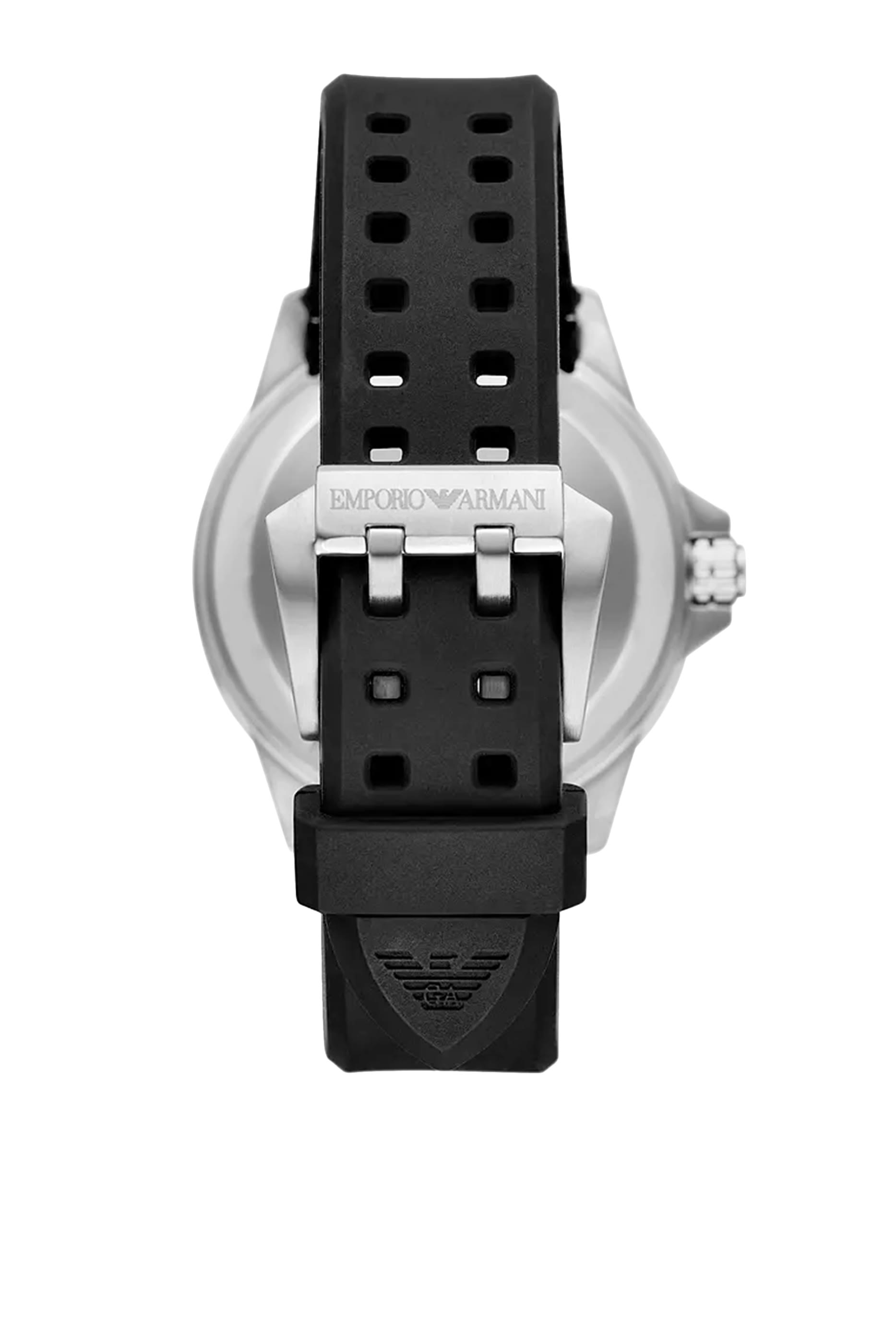 ساعة سيا اكسبلورر أوتوماتيكية بسوار سيليكون أسود