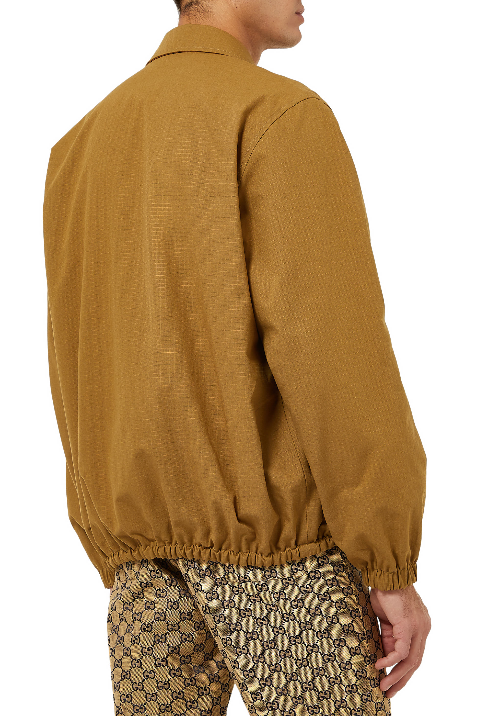 جاكيت بوجين بشعار الماركة GG