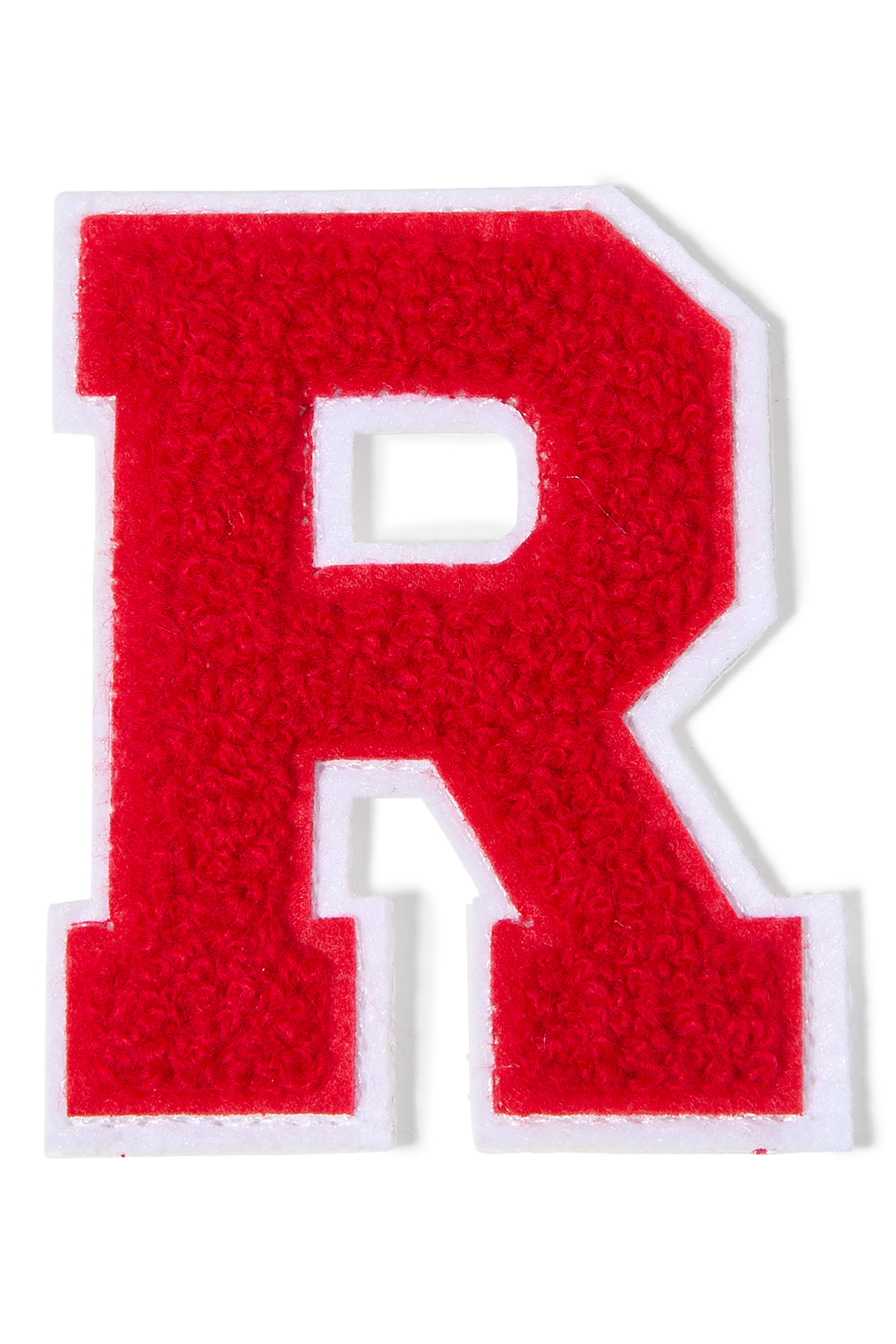 رقعة بتصميم حرف R شينيل للأطفال