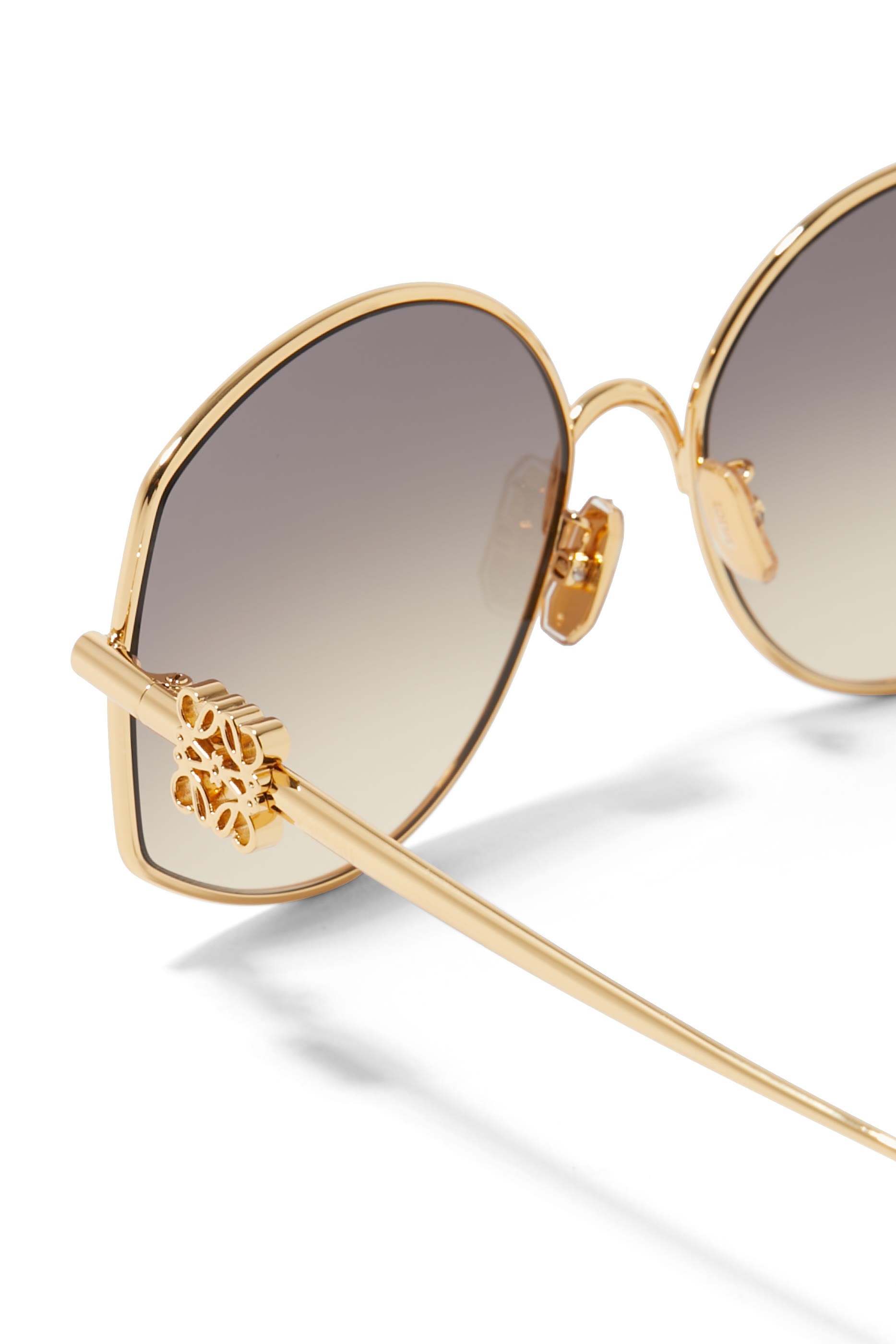 نظارة شمسية سميكة بشعار الماركة