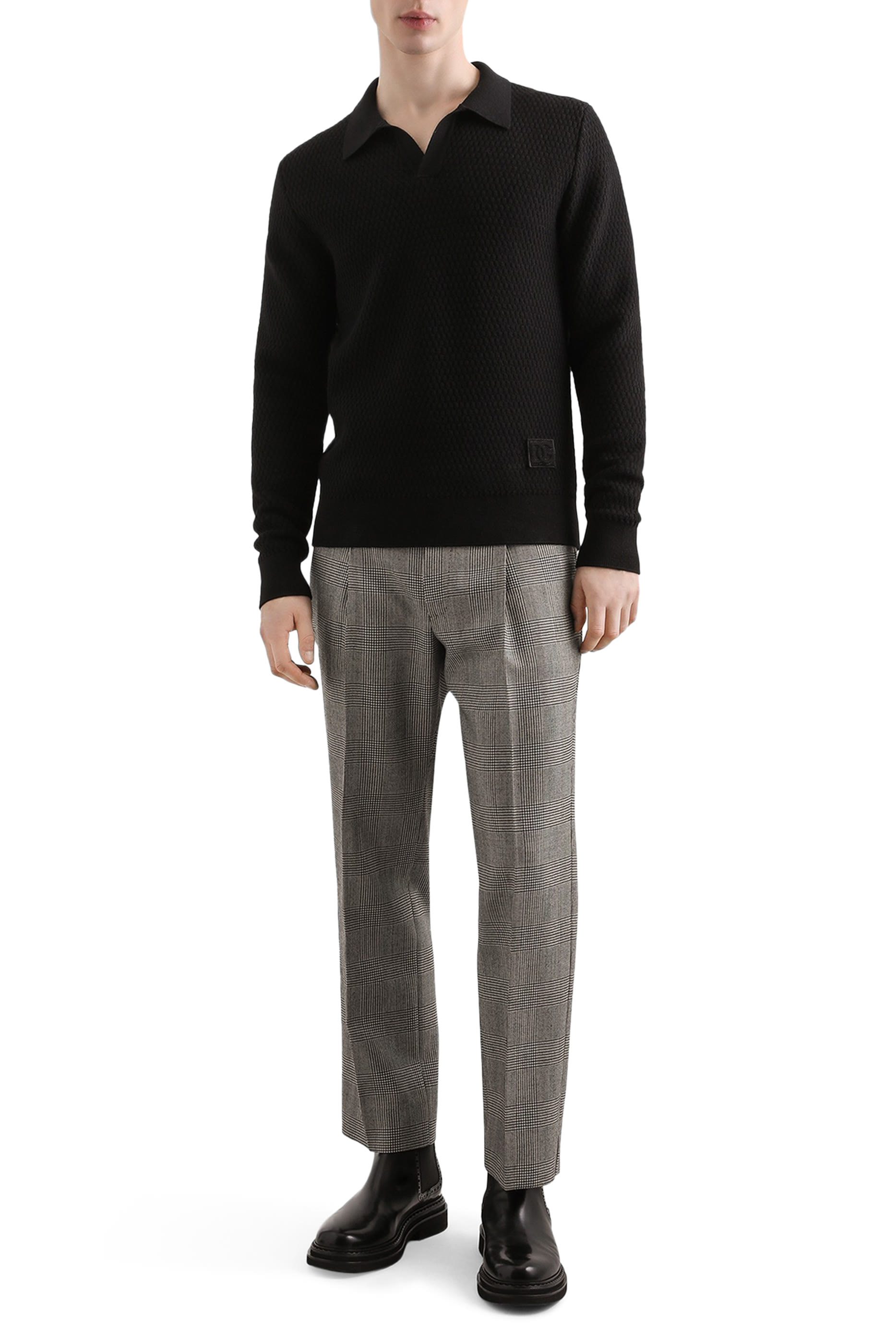 بنطال غلين بنقشة مربعات