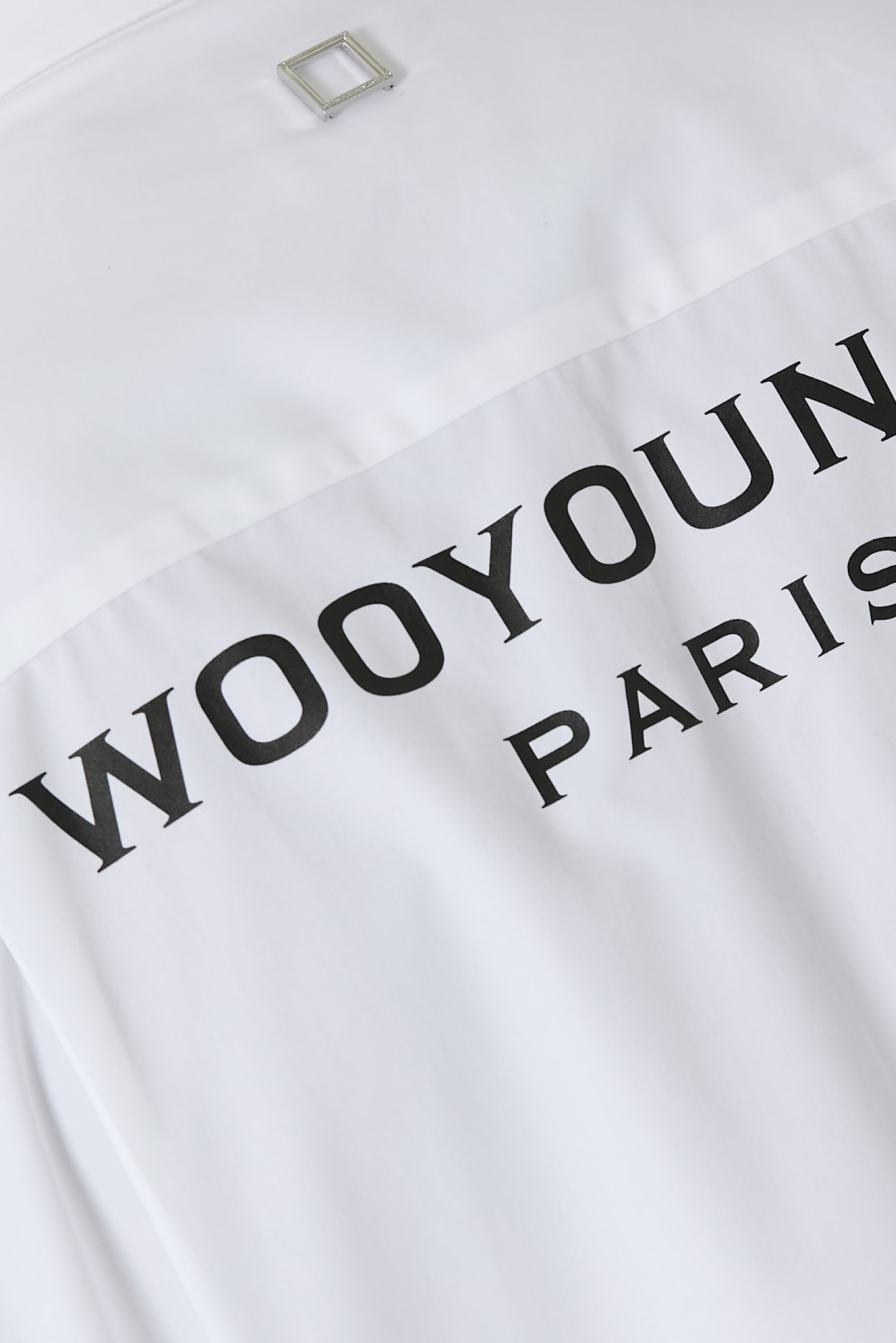  Mint Cotton Back Logo Check Shirt 