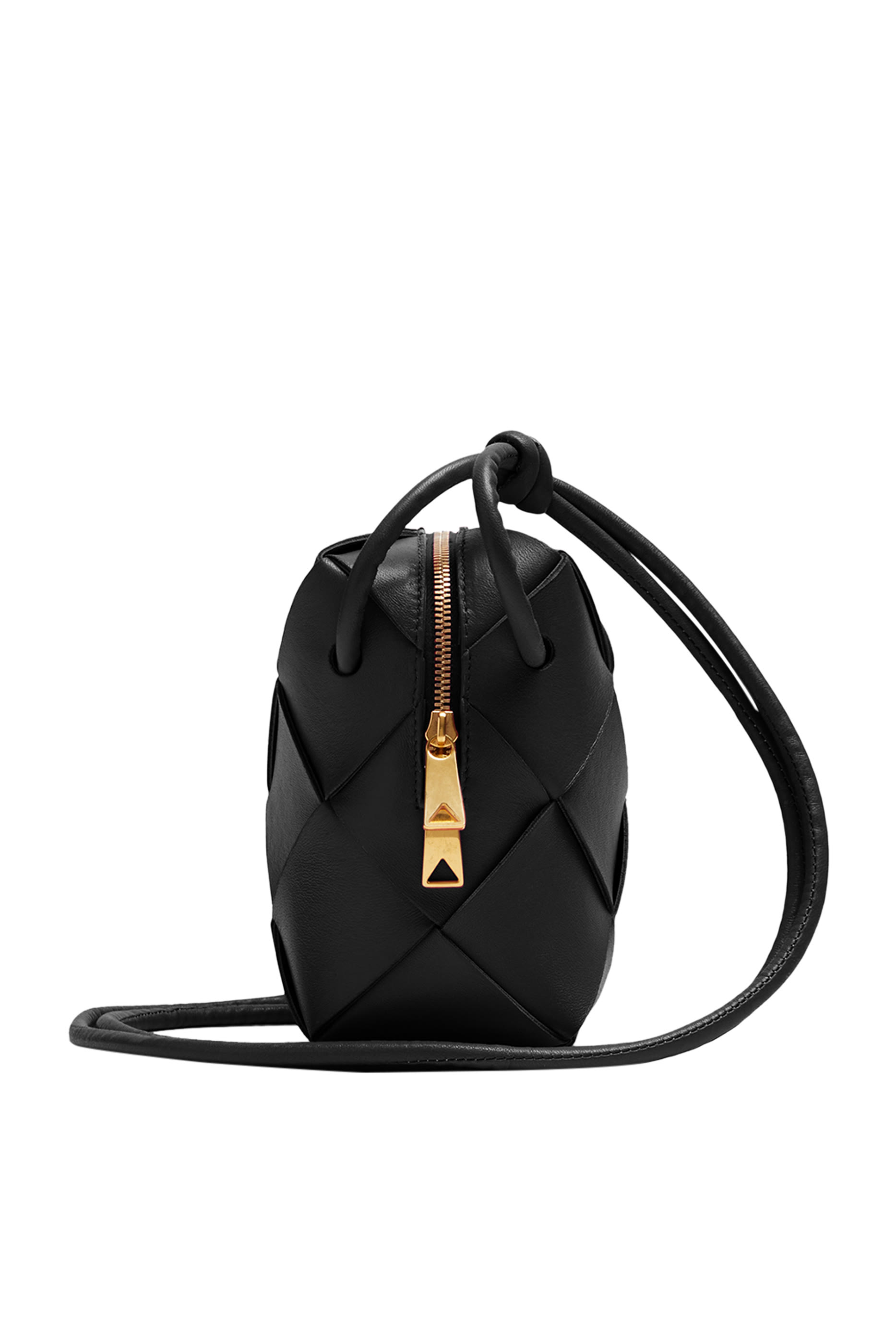 حقيبة كروس كاسيت صغيرة بتصميم مجدول