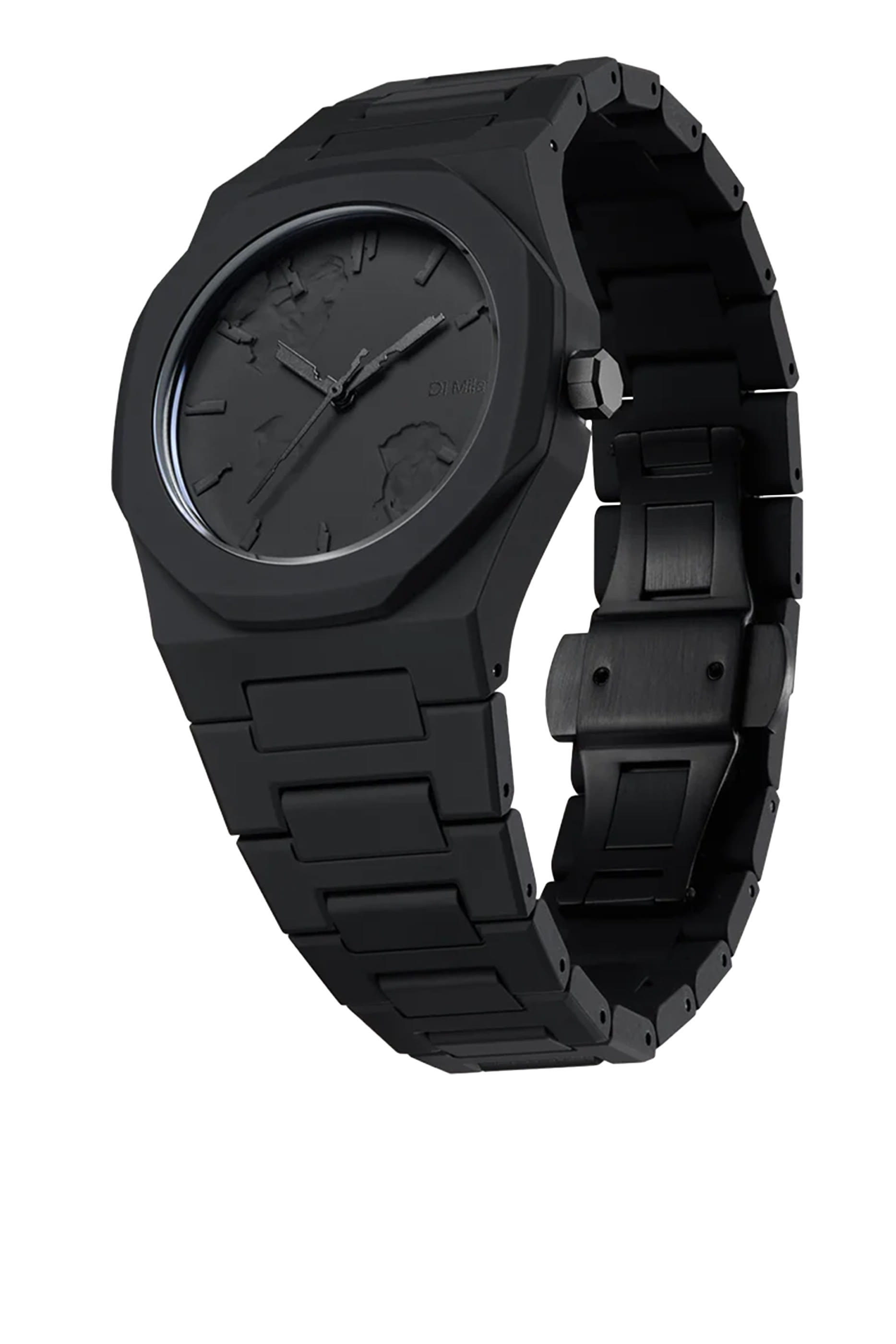 ساعة بنقشة متشققة بولي كربونات