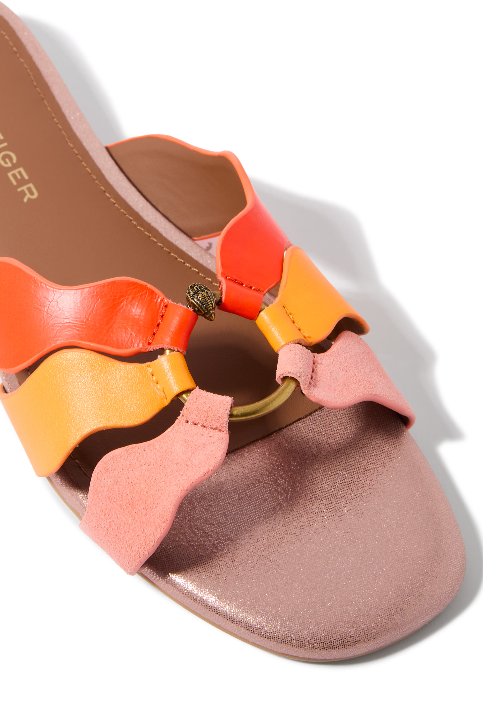 Sun Wave Flat Sandals