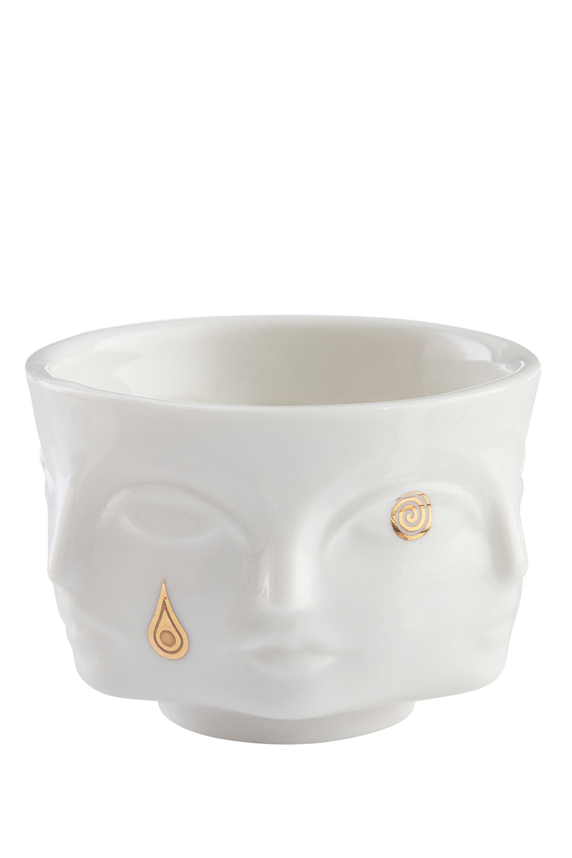 حامل شمعة ميوز بتفاصيل مذهبة