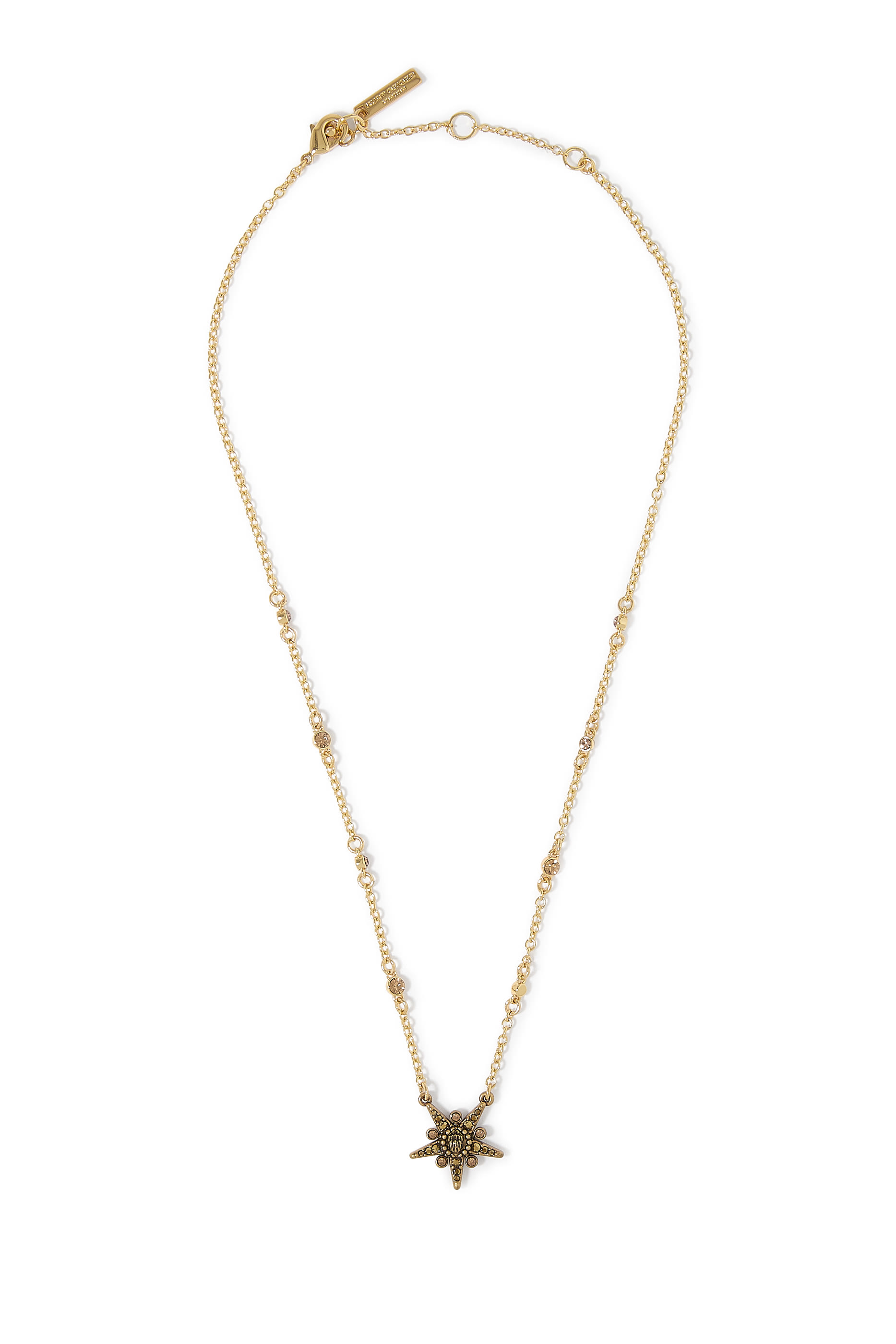 قلادة بحلية بتصميم نجمة